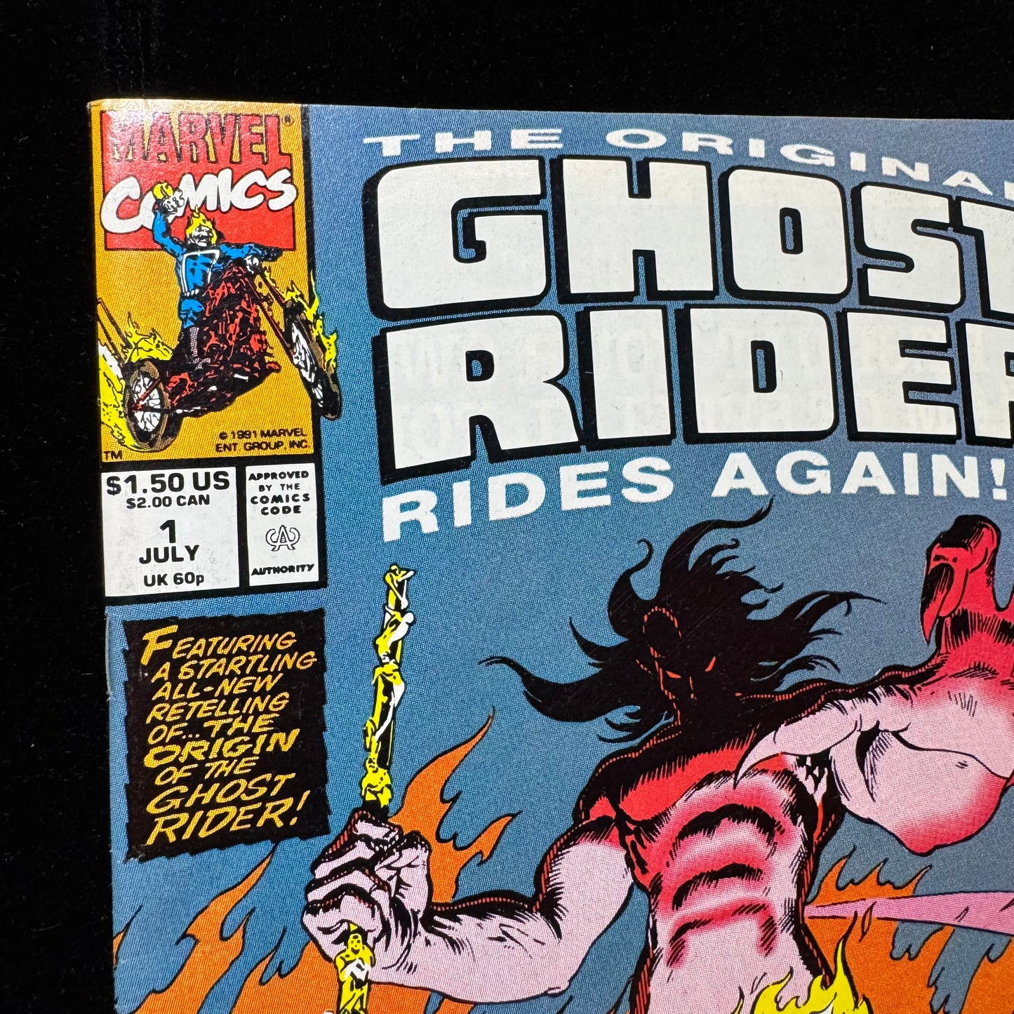 The Original Ghost Rider Rides Again 1 - Copper Age Marvel Comics 1991