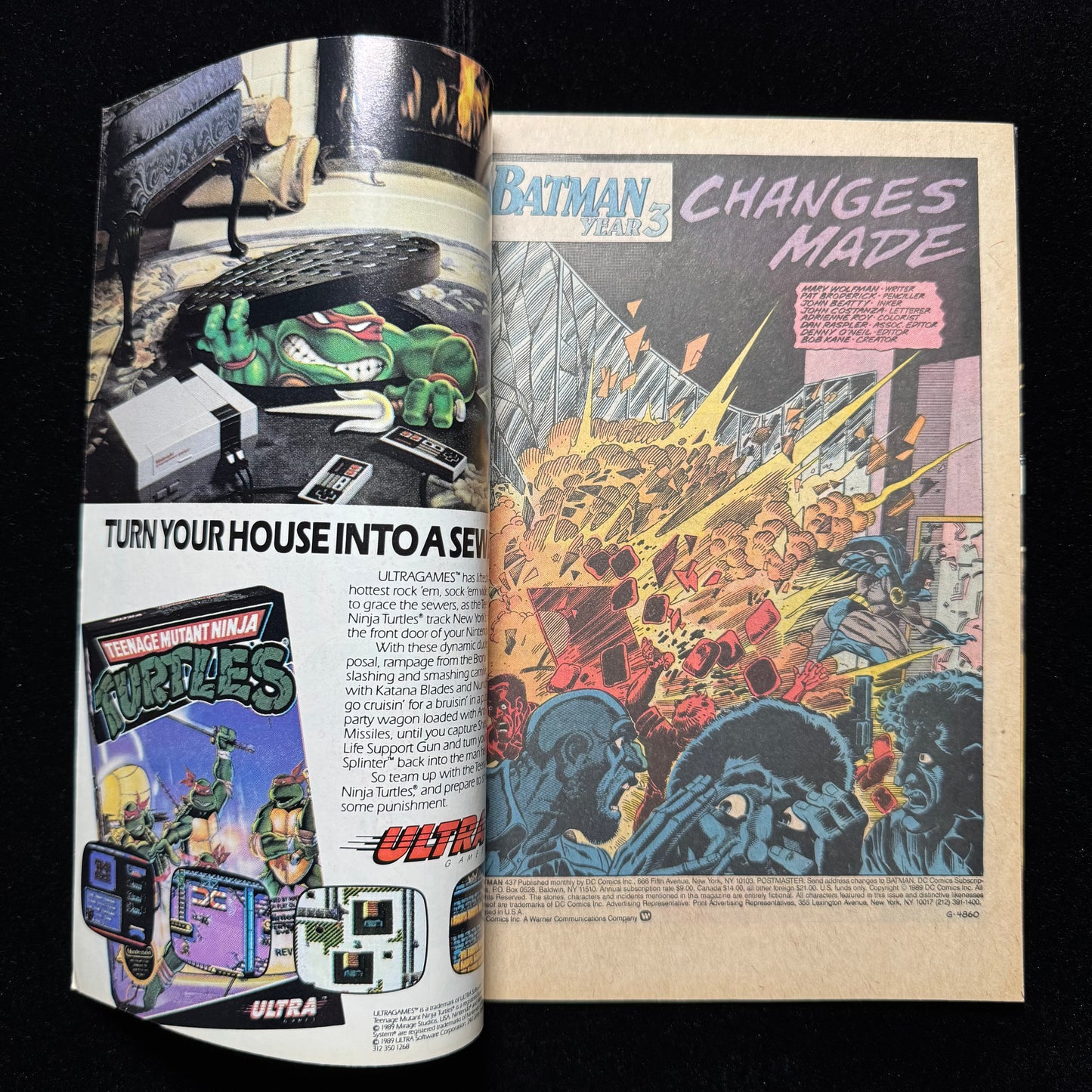 Batman 437 - Copper Age Dc Comics 1989