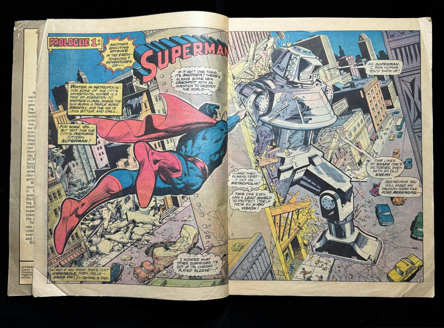 Superman Vs The Amazing Spider-Man 1 - Bronze Age Marvel/DC Comics 1976