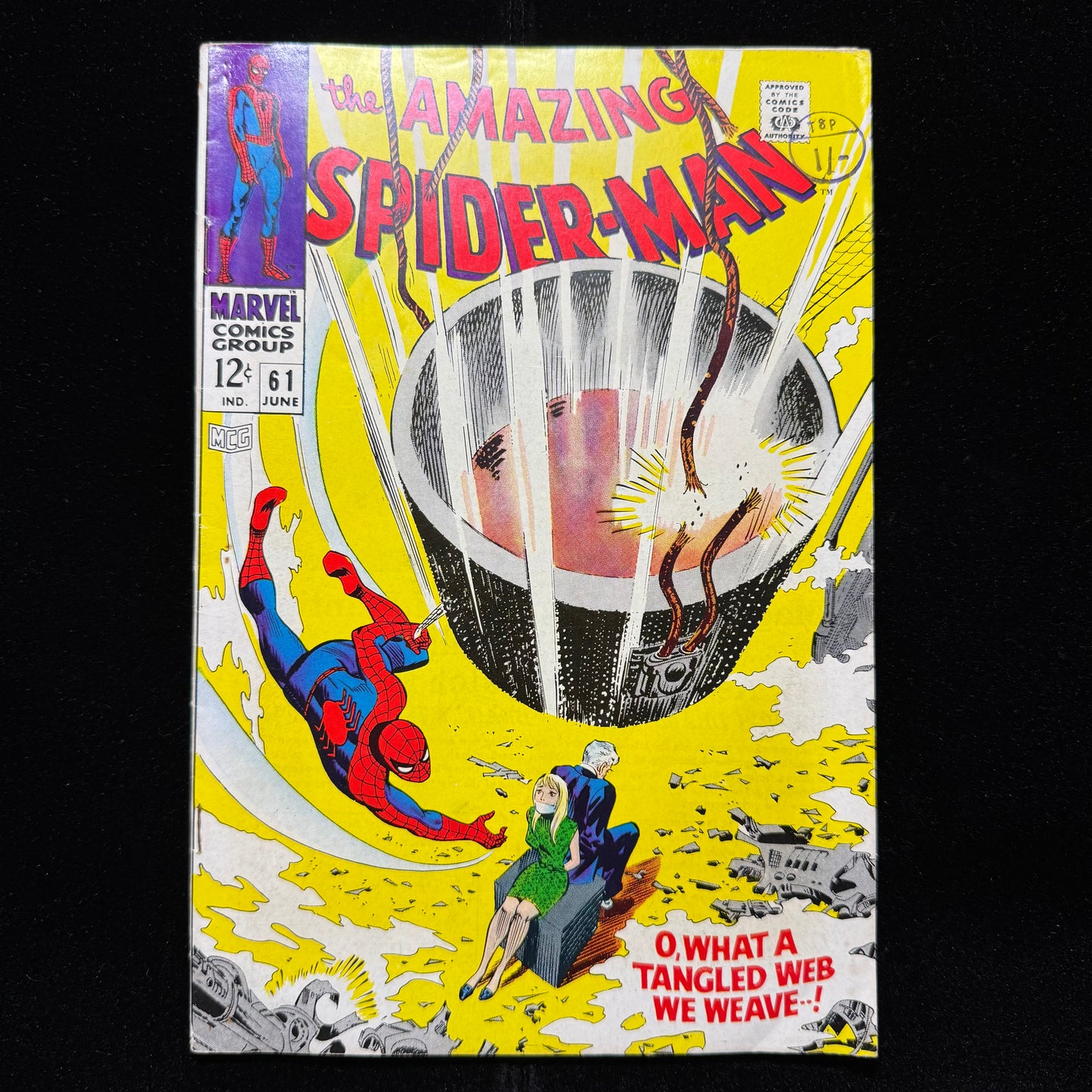 Amazing Spider-Man 61 - 1st Cover App Of Gwen Stacy - Silver Age Marvel 1968
