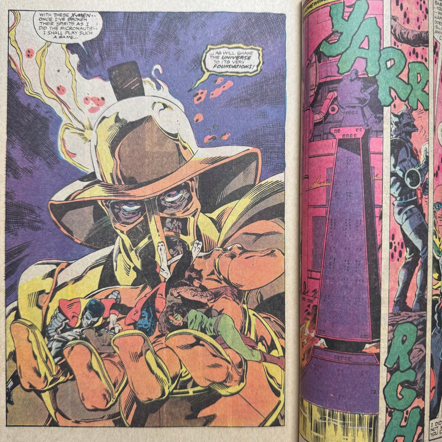 X-Men And The Micronauts 2 - Copper Age Marvel Comics 1984