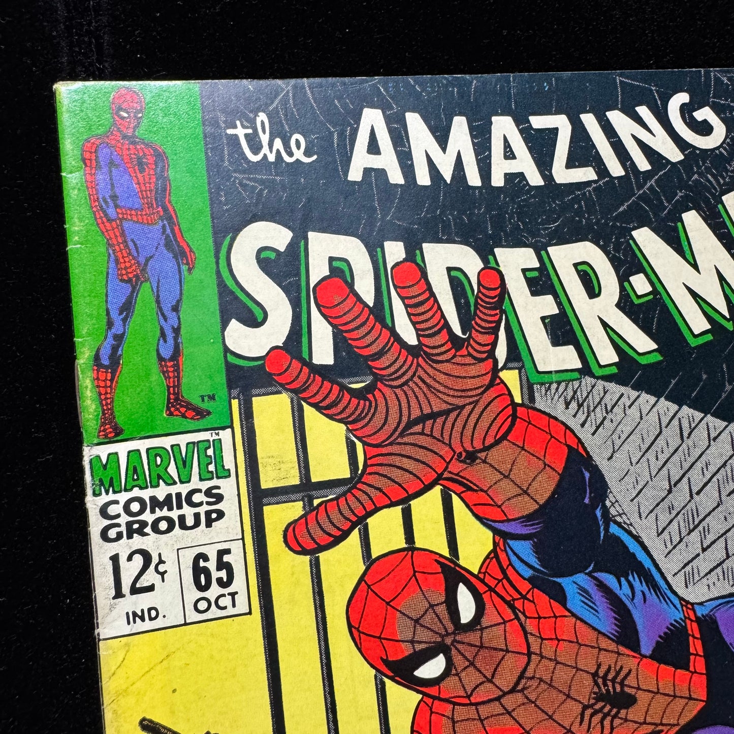 Amazing Spider-Man 65 - Stunning Romita Sr Cover - Silver Age Marvel Comics 1965