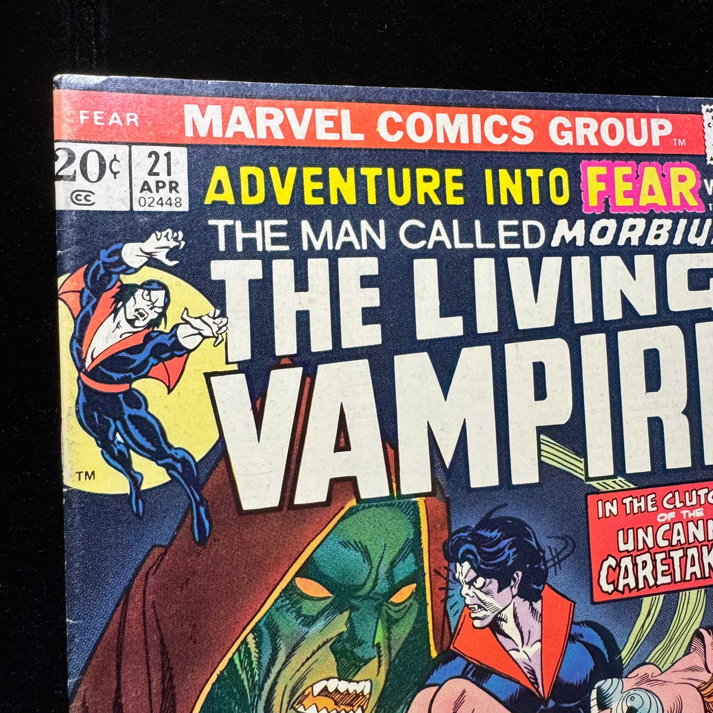 Adventure Into Fear 21 - 2nd Solo Morbius Story - Bronze Age Marvel Comics 1974