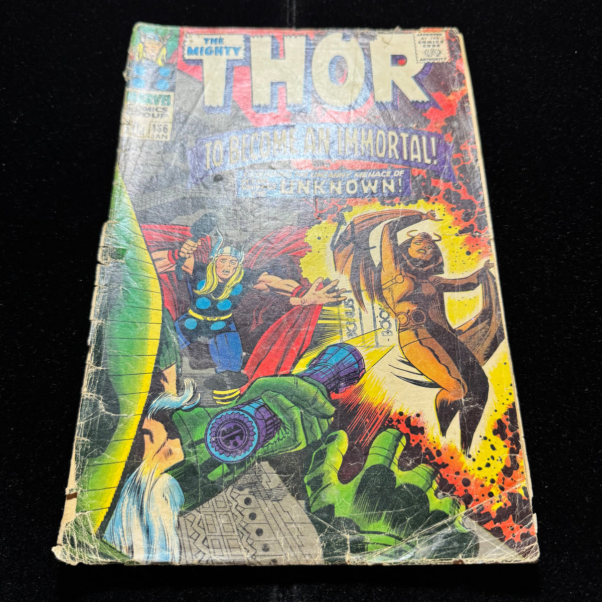 Thor 136 - 1st App Sif, 1st App Of The Lurking Unknown - Silver Age Marvel 1967