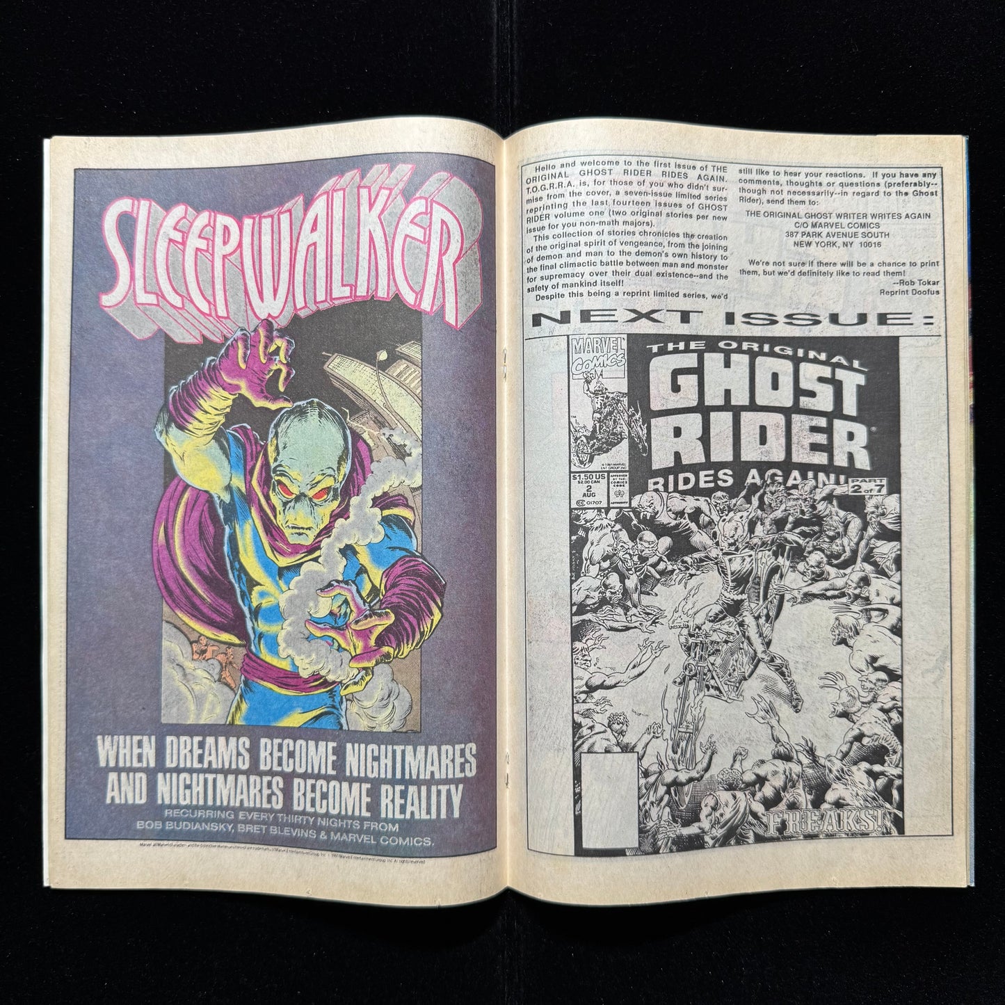 The Original Ghost Rider Rides Again 1 - Copper Age Marvel Comics 1991