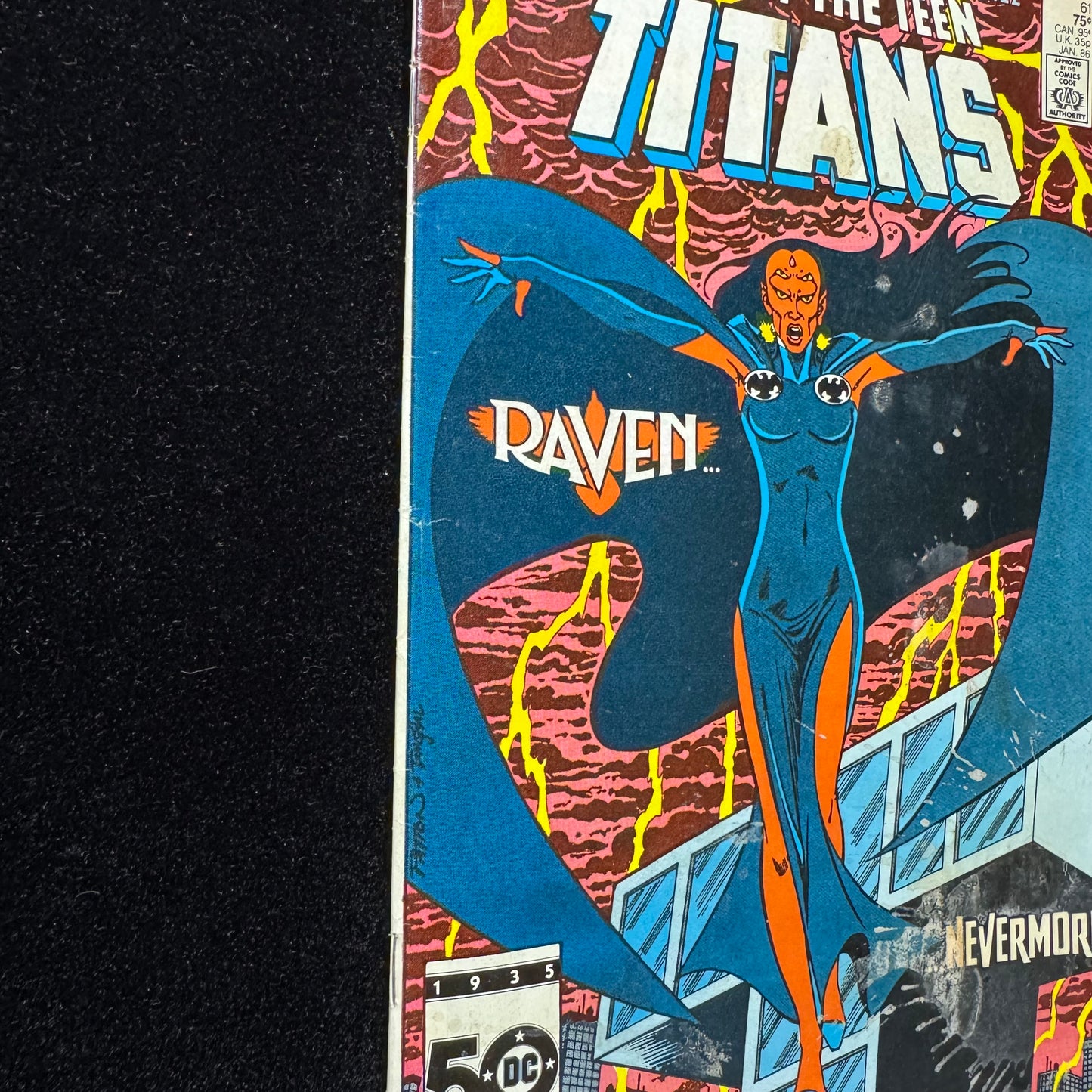 Tales Of The Teen Titans 61 - Copper Age Dc Comics 1986