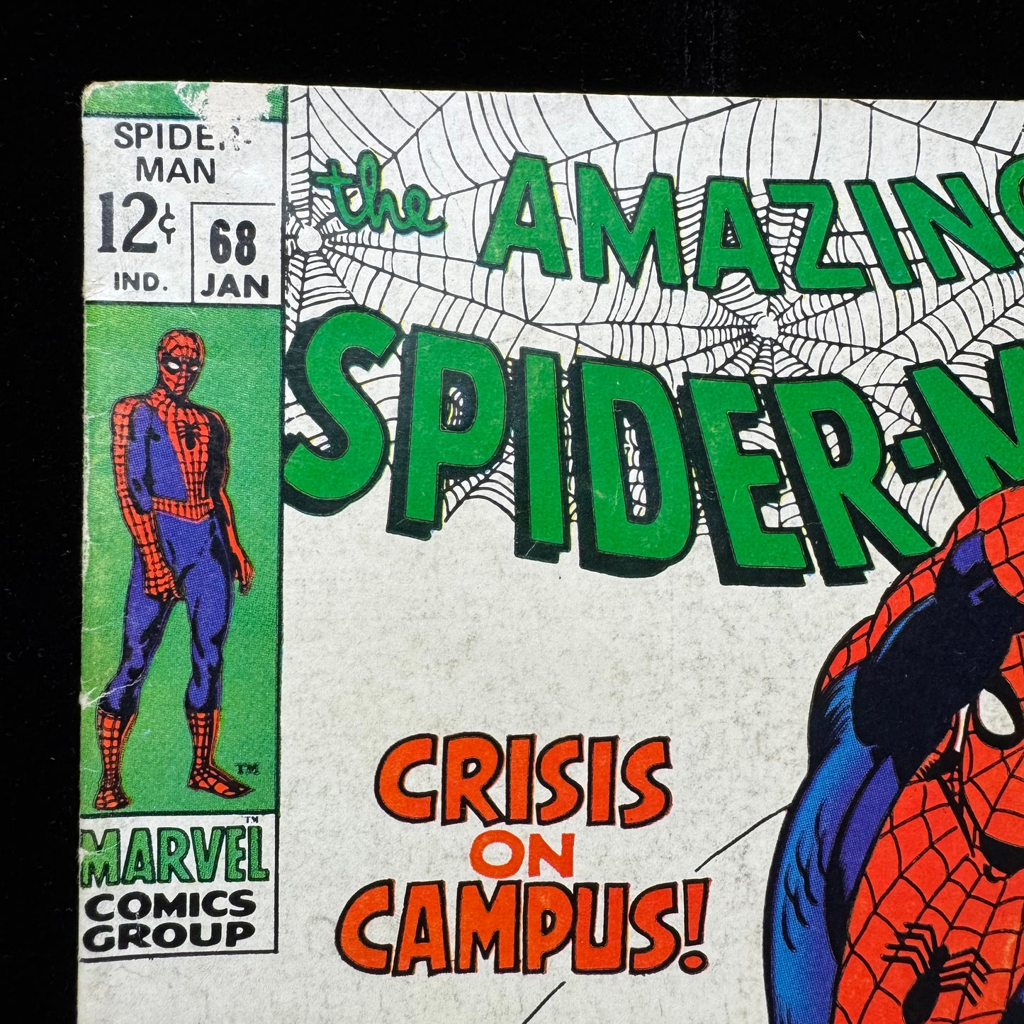 Amazing Spider-Man 68 - Intro Of The Tablet Of Life And Time - Silver Age 1968