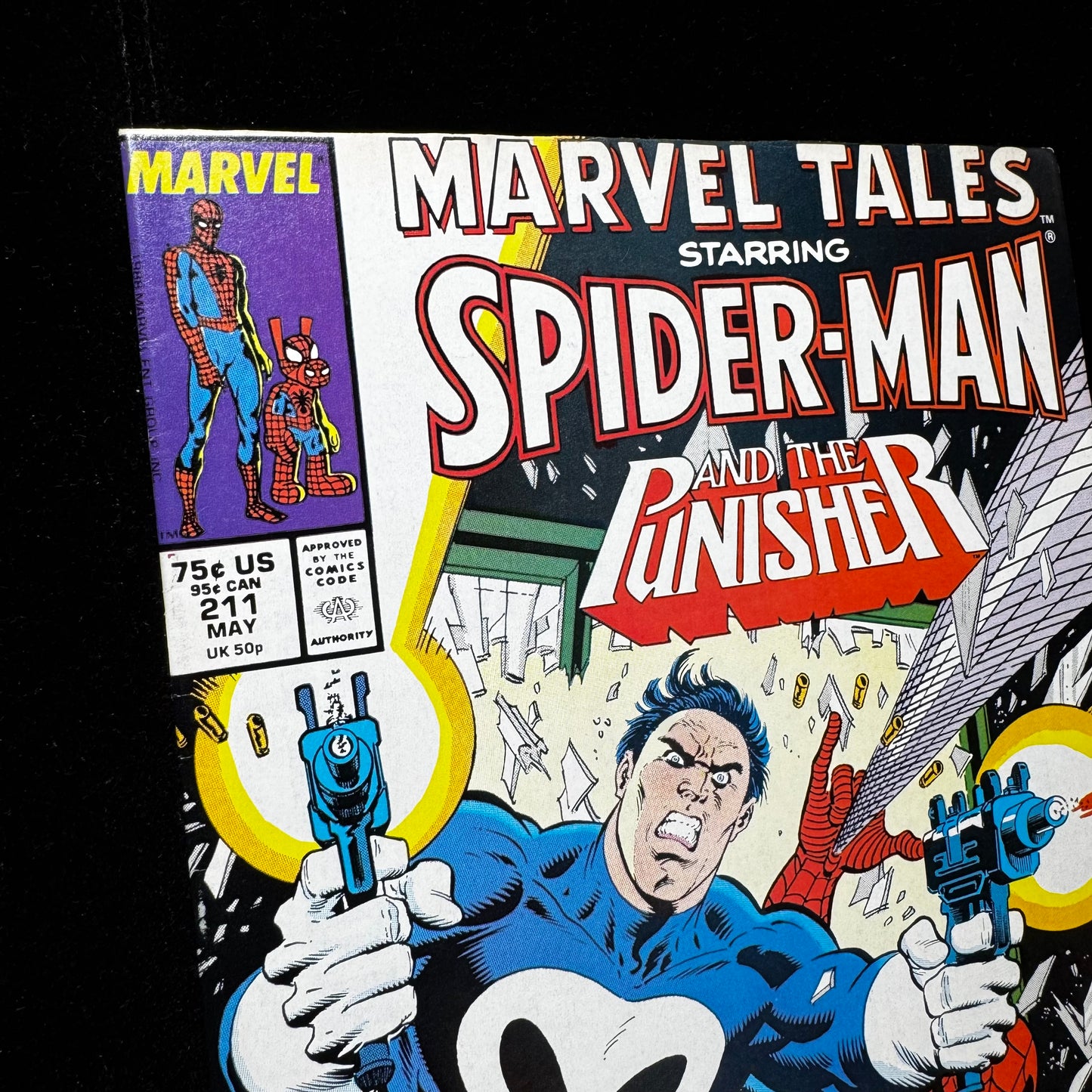Marvel Tales 211 - Mike Zeck Cover Art - Copper Age Marvel Comics 1988