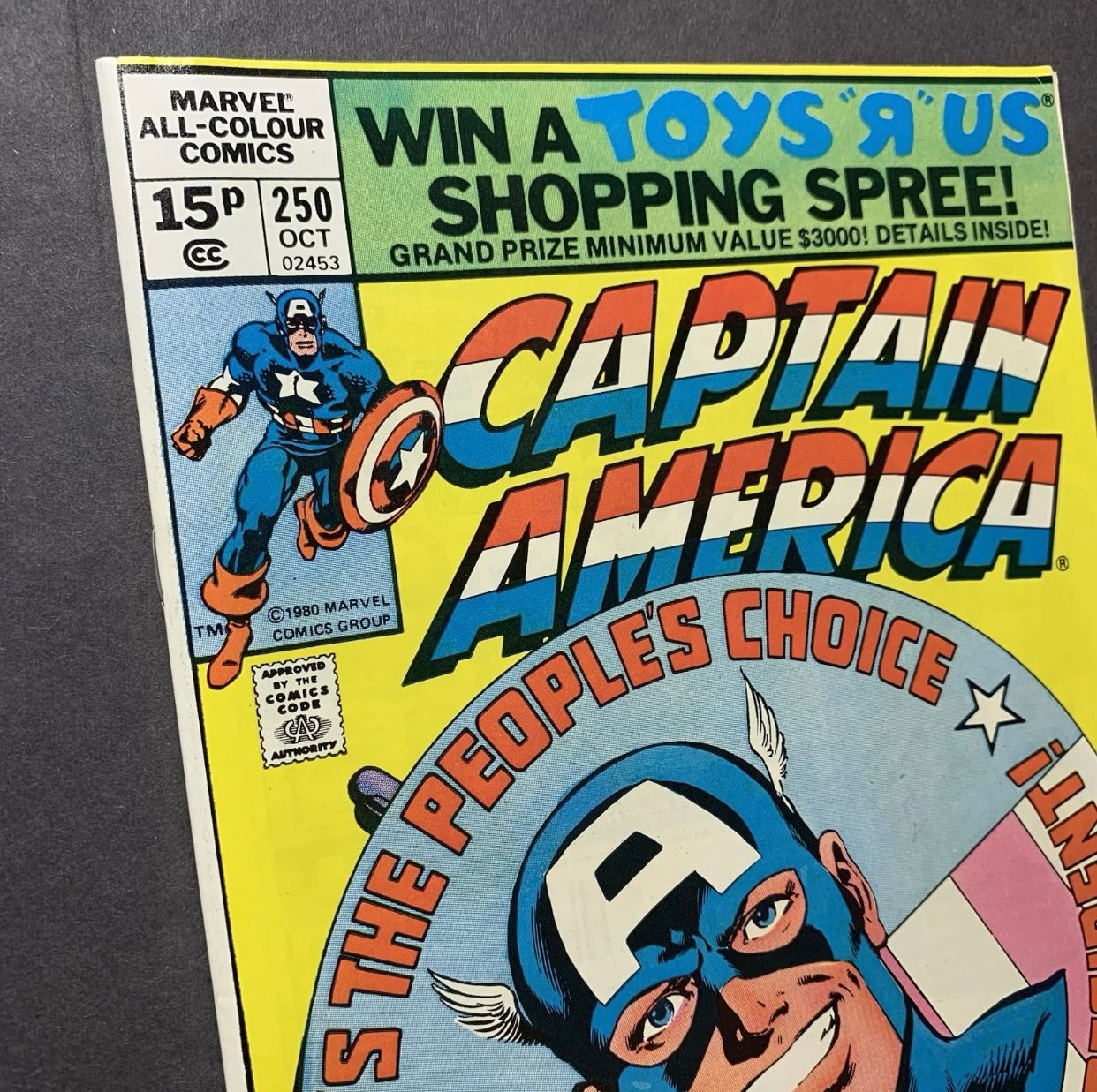 Captain America 250/ Bronze Age Marvel Comics 1980/ NM