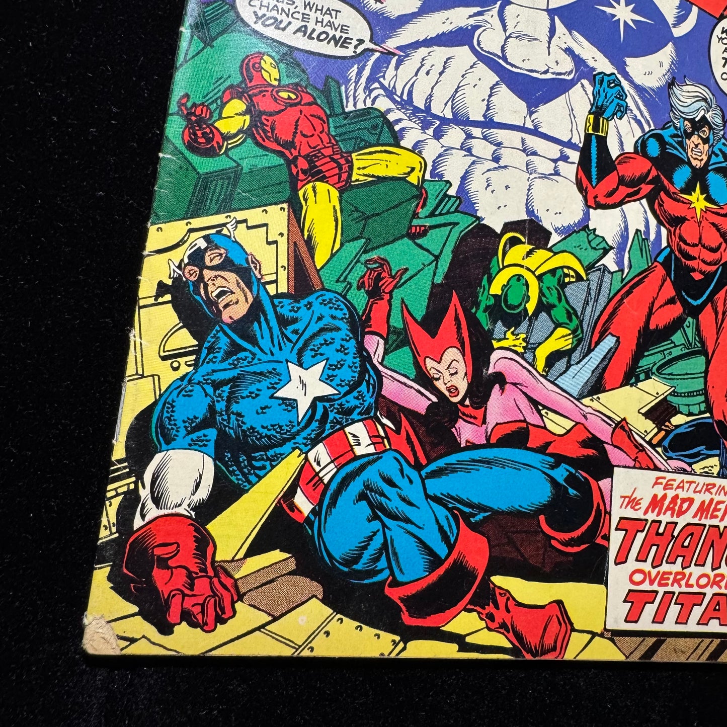 Captain Marvel 28 - 4th App Thanos/ 3rd App Drax - Bronze Age Marvel Comics 1973