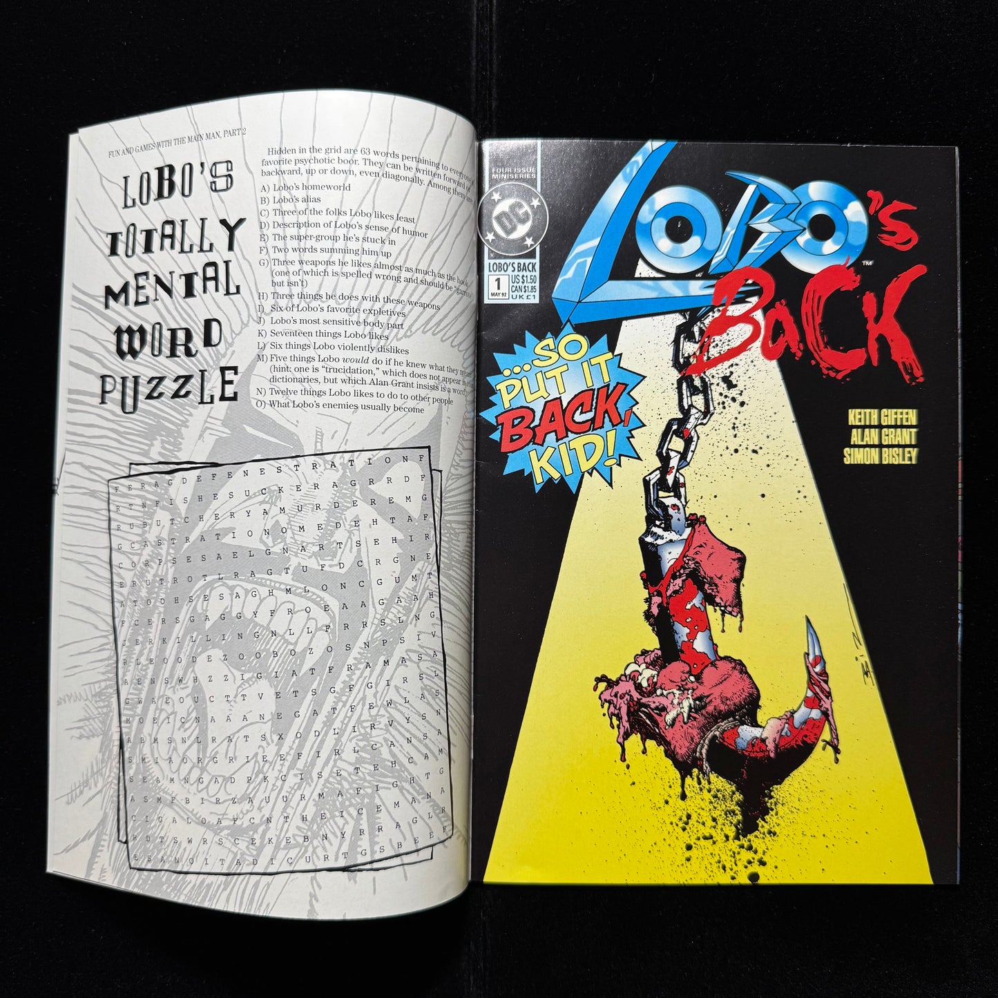 Lobo’s Back 1 - Modern Age Dc Comics 1992