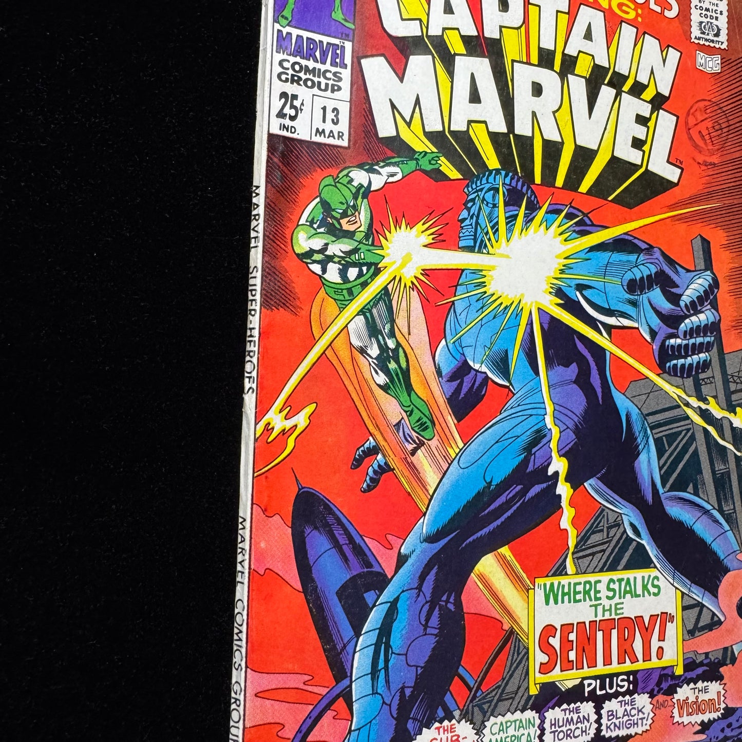 Marvel Super-Heroes 13 - 1st App Carol Danvers - Silver Age Marvel Comics 1968