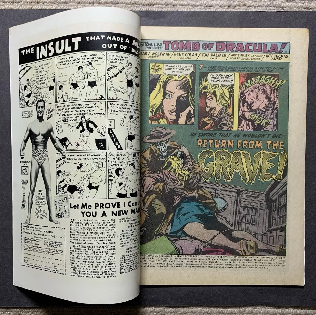 Tomb Of Dracula 16/ Bronze Age Marvel Comics 1974