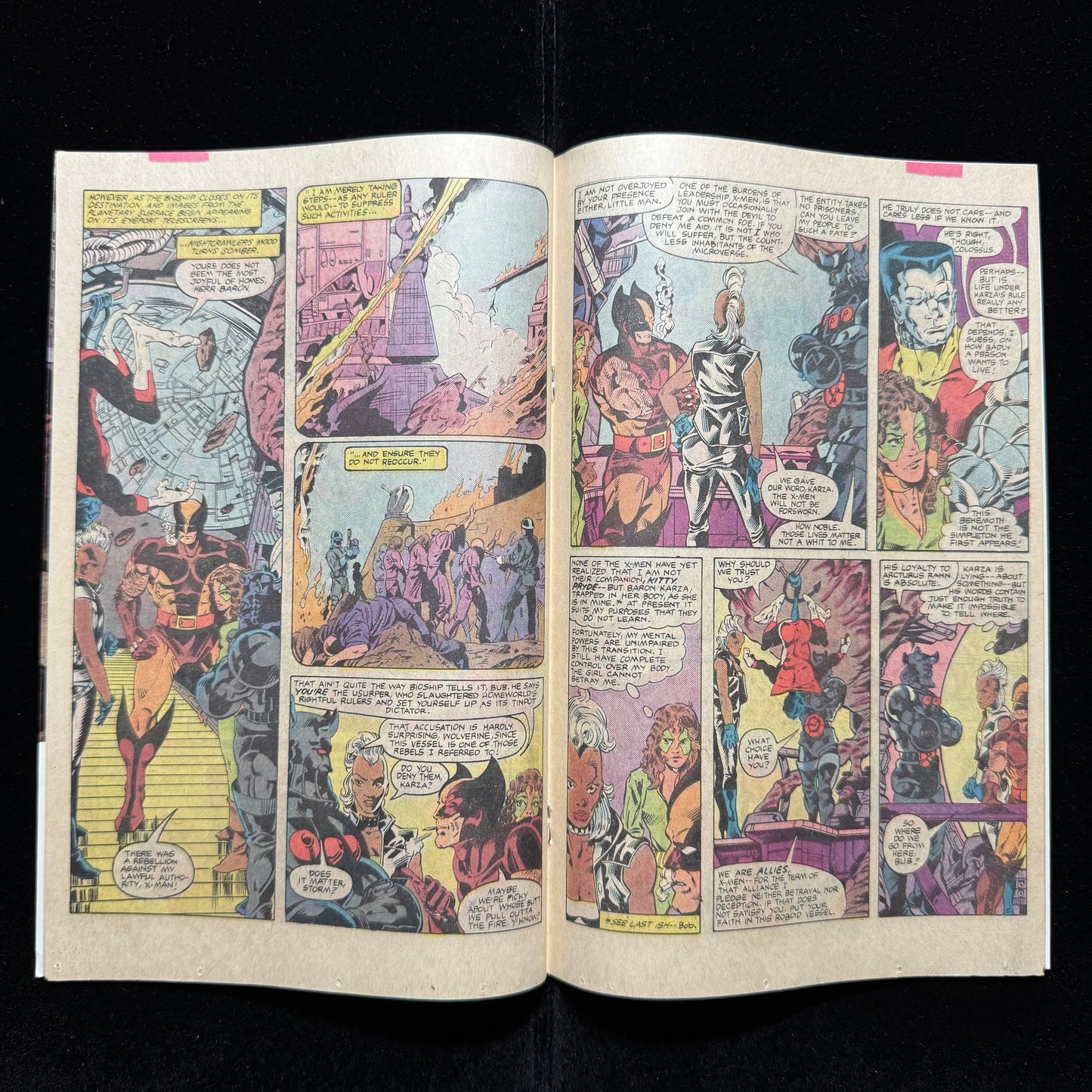 X-Men And The Micronauts 2 - Copper Age Marvel Comics 1984