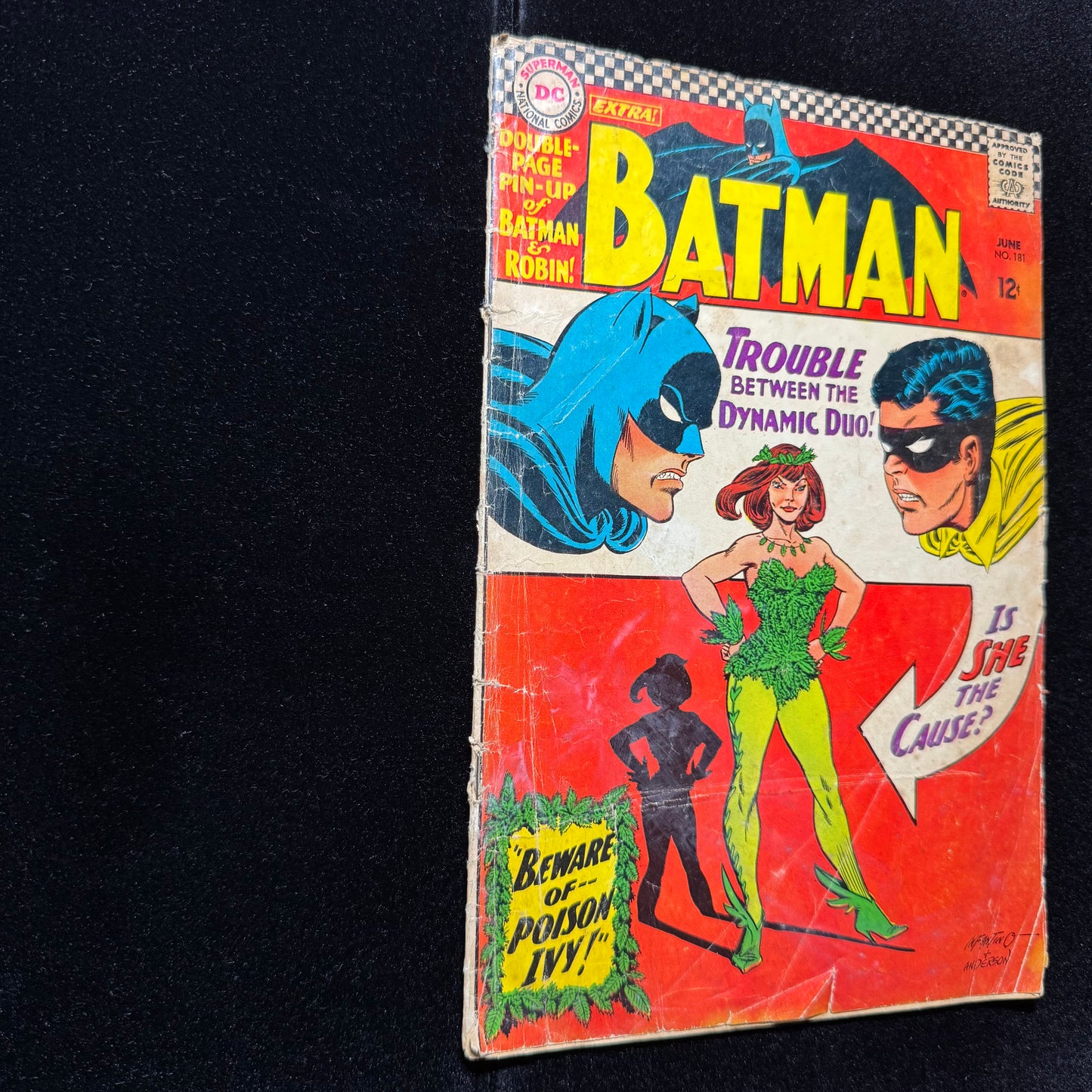 Batman 181 - 1st Appearance Of Poison Ivy - Silver Age Dc Comics 1966