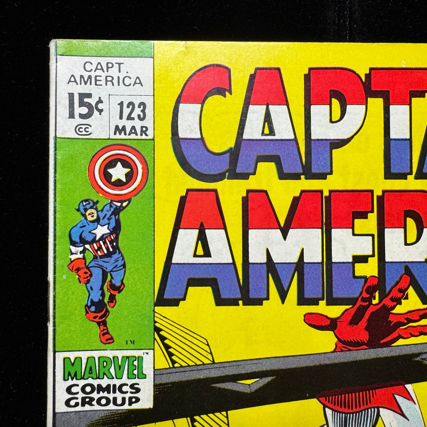 Captain America 123 - 1st Appearance Of Suprema - Bronze Age Marvel Comics 1970