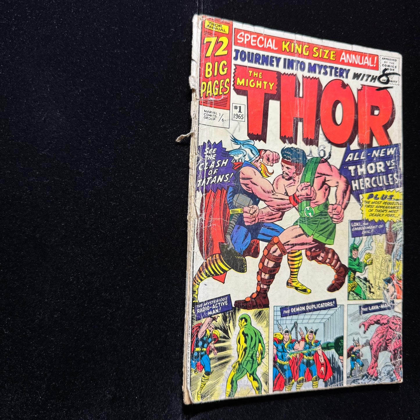 Journey Into Mystery Annual 1 - 1st App Of Hercules - Silver Age Marvel 1965