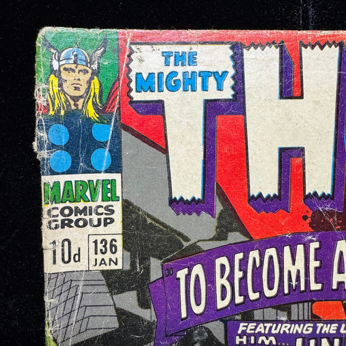 Thor 136 - 1st App Sif, 1st App Of The Lurking Unknown - Silver Age Marvel 1967