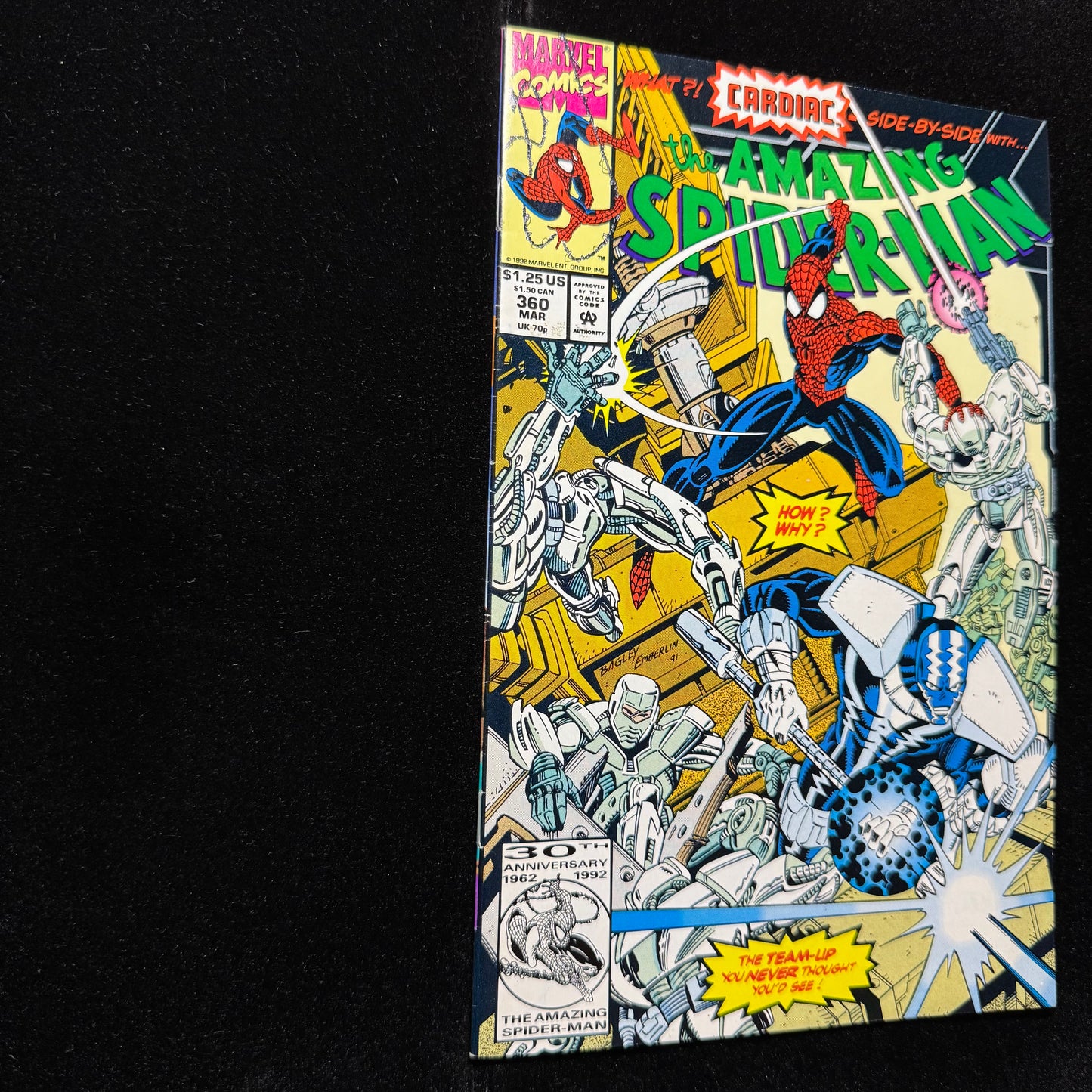 Amazing Spider-Man 360 - 2nd Cameo App Carnage - Modern Age Marvel Comics 1992