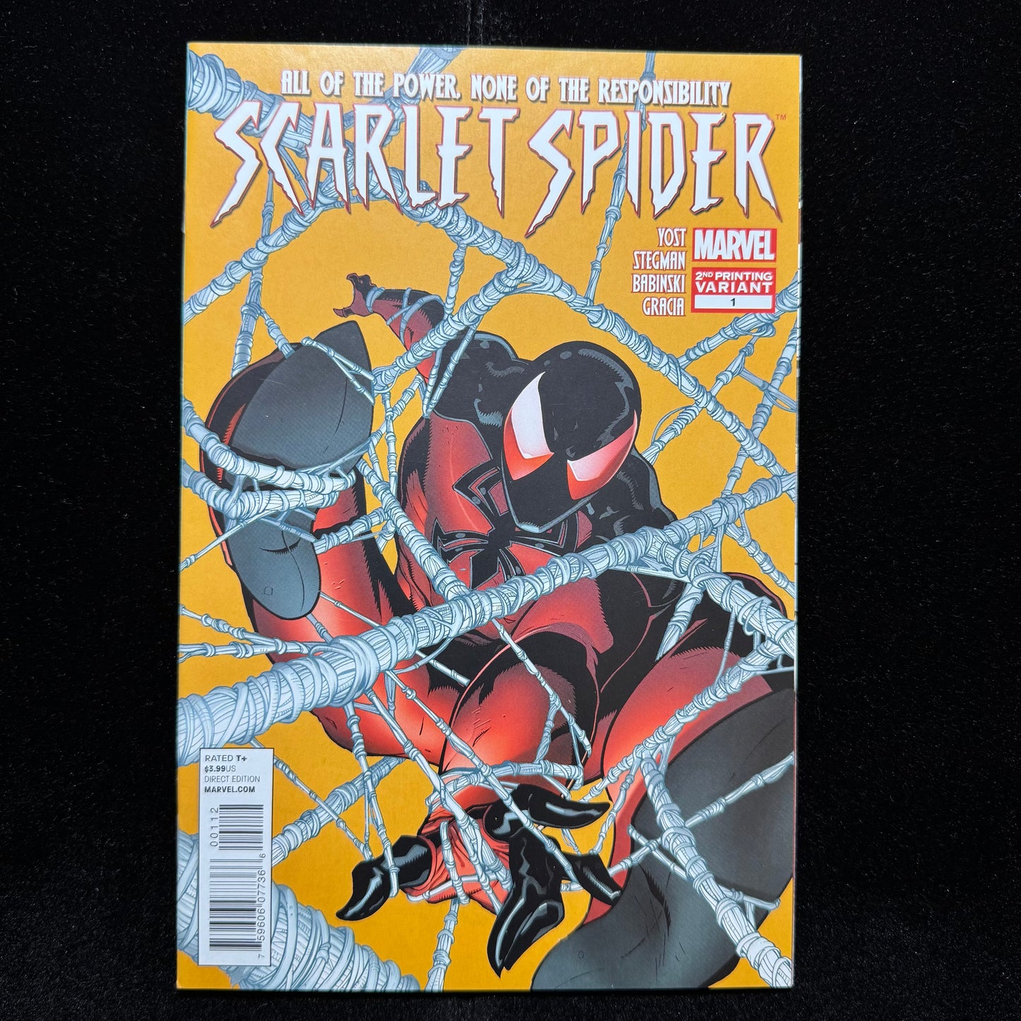 Scarlet Spider 1 - 2nd Print Variant - Modern Age Marvel Comics 2012