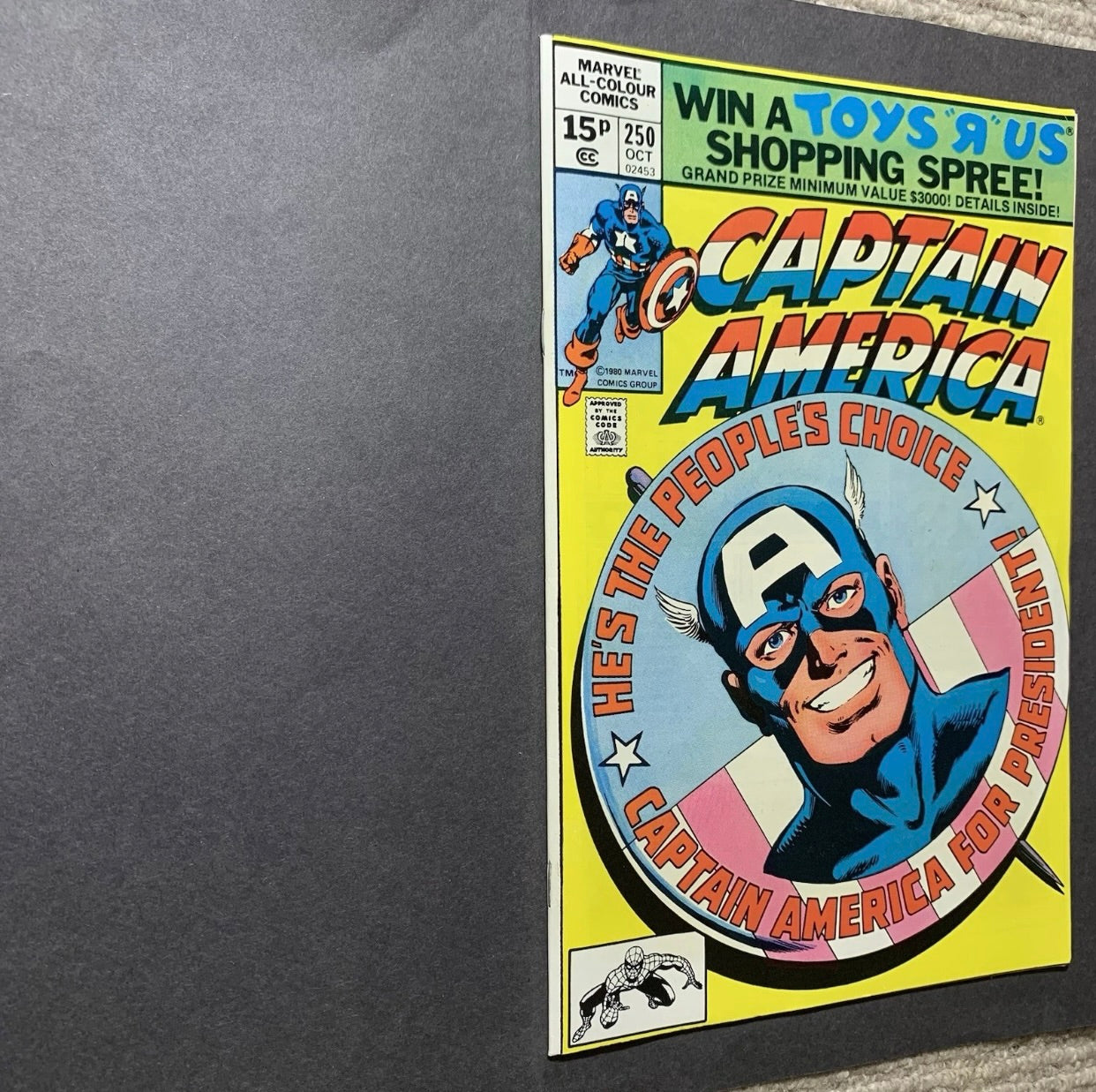Captain America 250/ Bronze Age Marvel Comics 1980/ NM