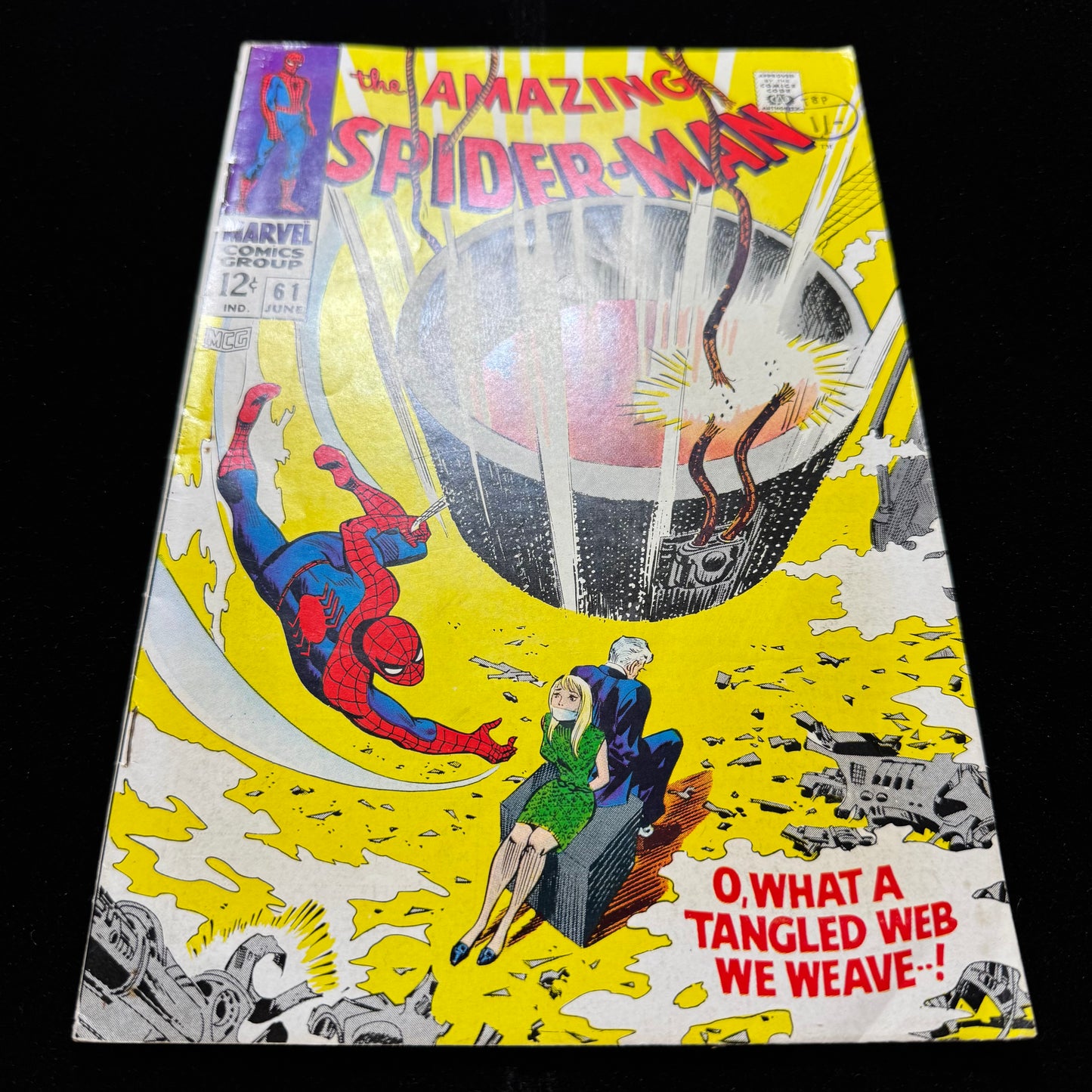 Amazing Spider-Man 61 - 1st Cover App Of Gwen Stacy - Silver Age Marvel 1968
