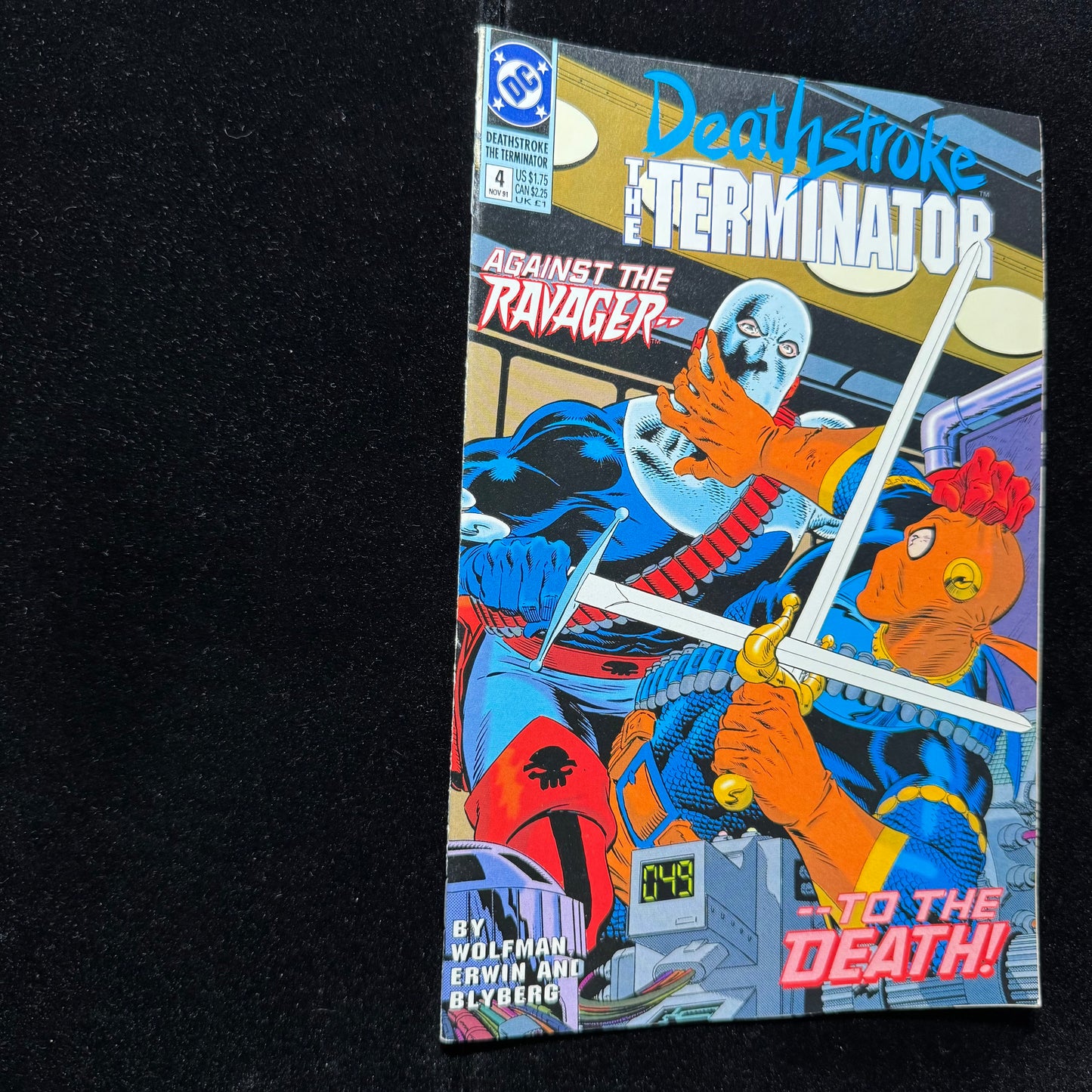 Deathstroke The Terminator 4 - Copper Age Dc Comics 1991
