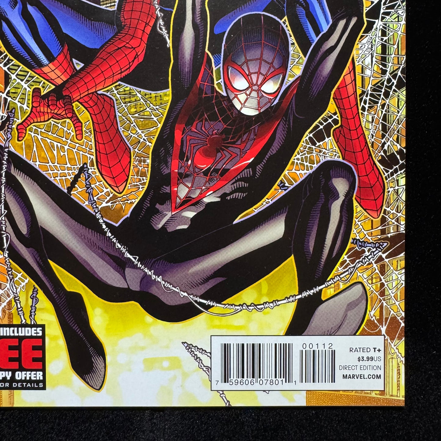 Spider-Men 1 - 2nd Print Mask Variant - Modern Age Marvel Comics 2012