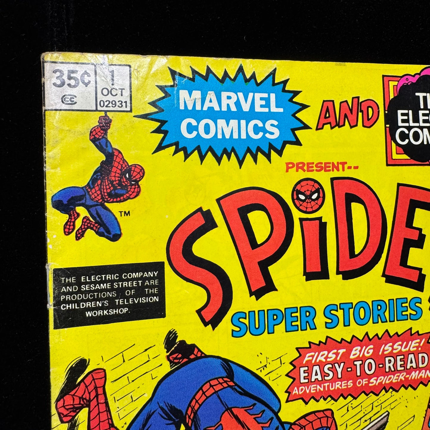 Spidey Super Stories 1 - Origin Of Spider-Man Retold - Bronze Age Marvel 1974