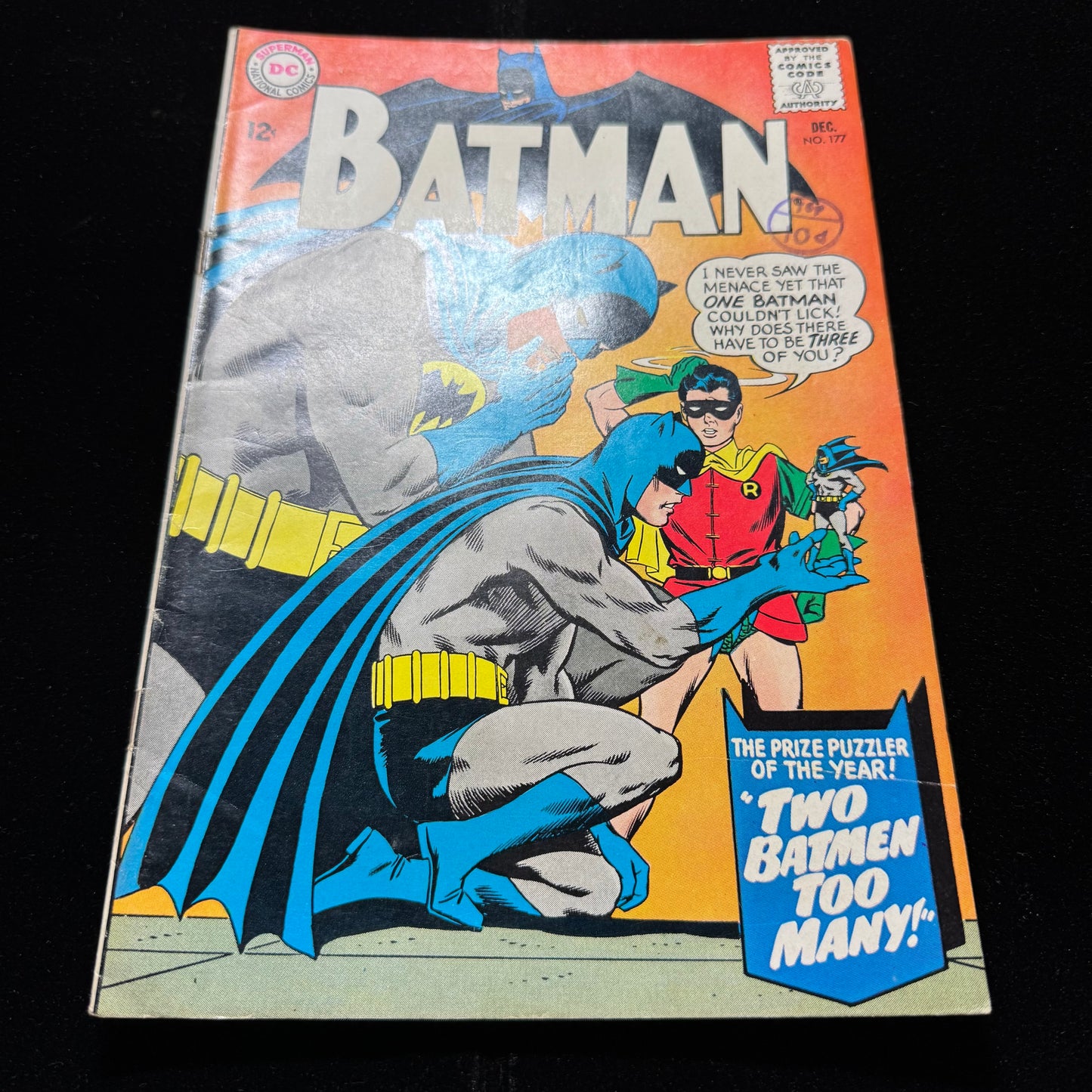 Batman 177 - Classic Carmine Infantino Cover - Silver Age Dc Comics 1965