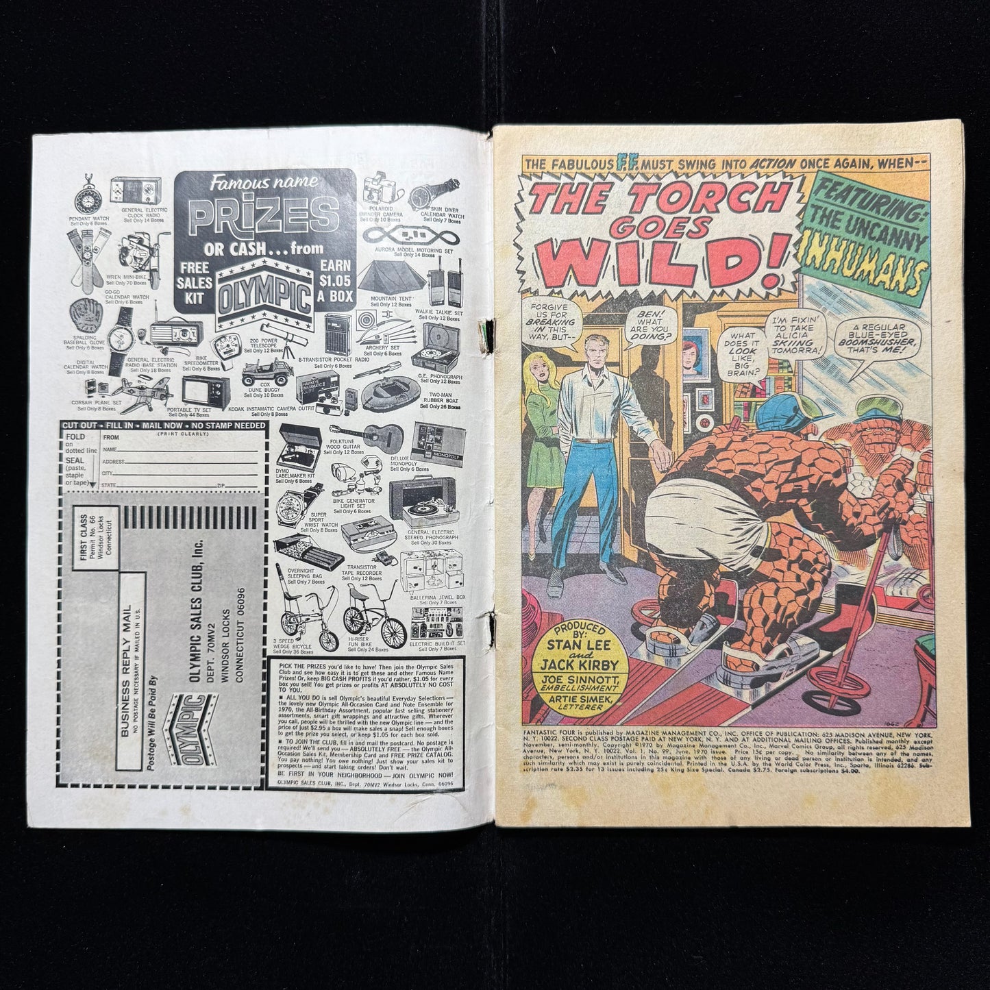 Fantastic Four 99 - Bronze Age Marvel Comics 1970