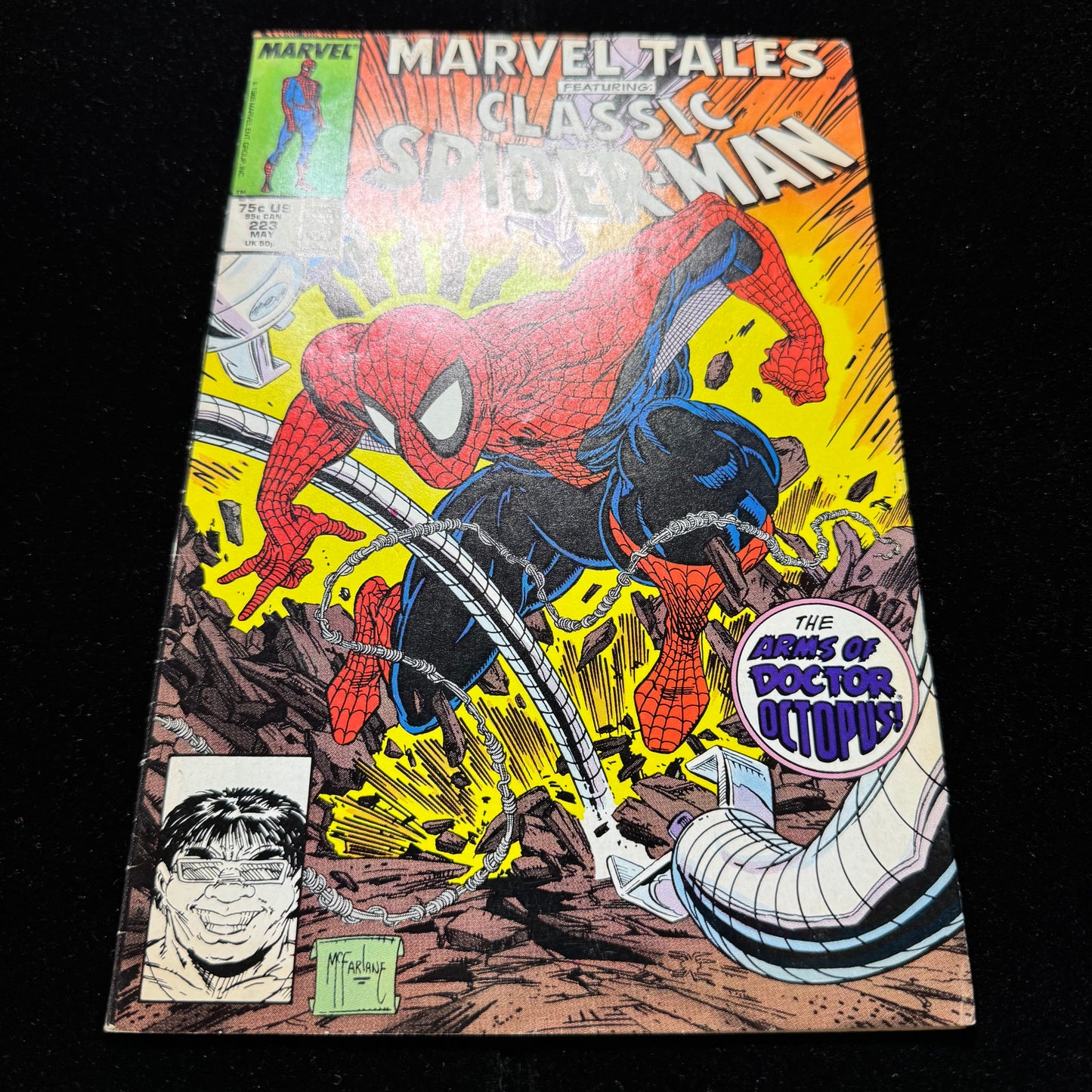 Marvel Tales 223 - Cover Art By Todd McFarlane- Copper Age Marvel Comics 1989