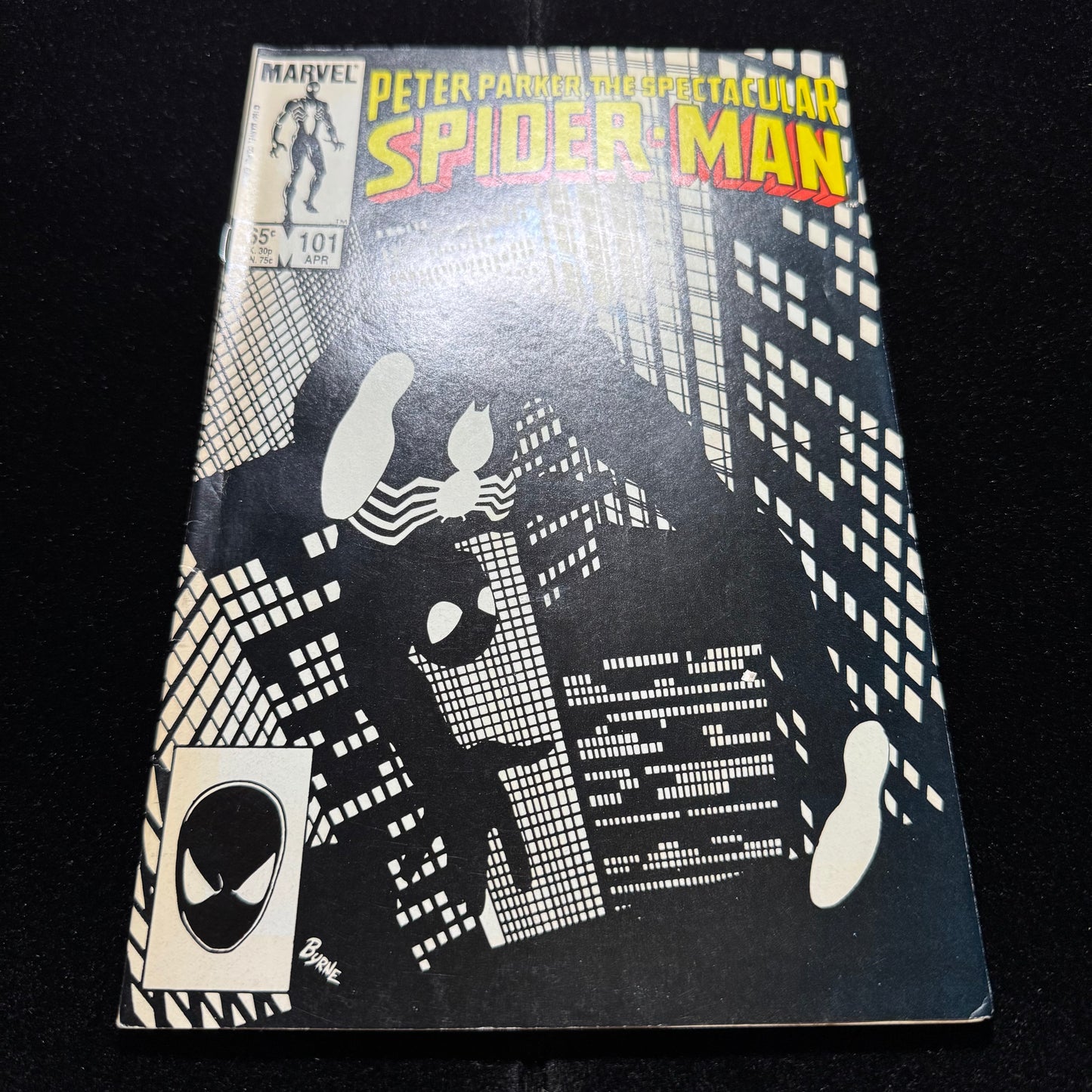 Spectacular Spider-Man 101 - Iconic Cover Art - Copper Age Marvel Comics 1985