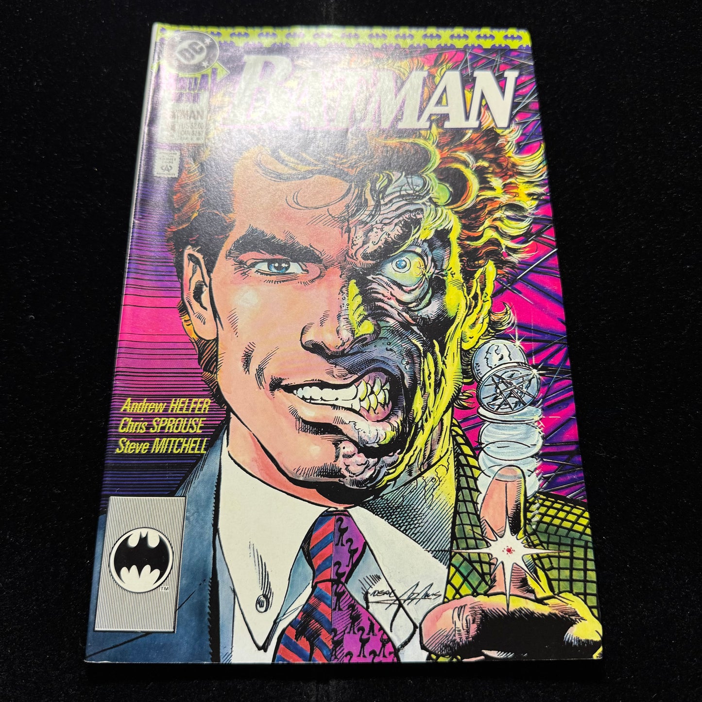 Batman Annual 14 - Origin Of Two-Face - Copper Age Dc Comics 1990