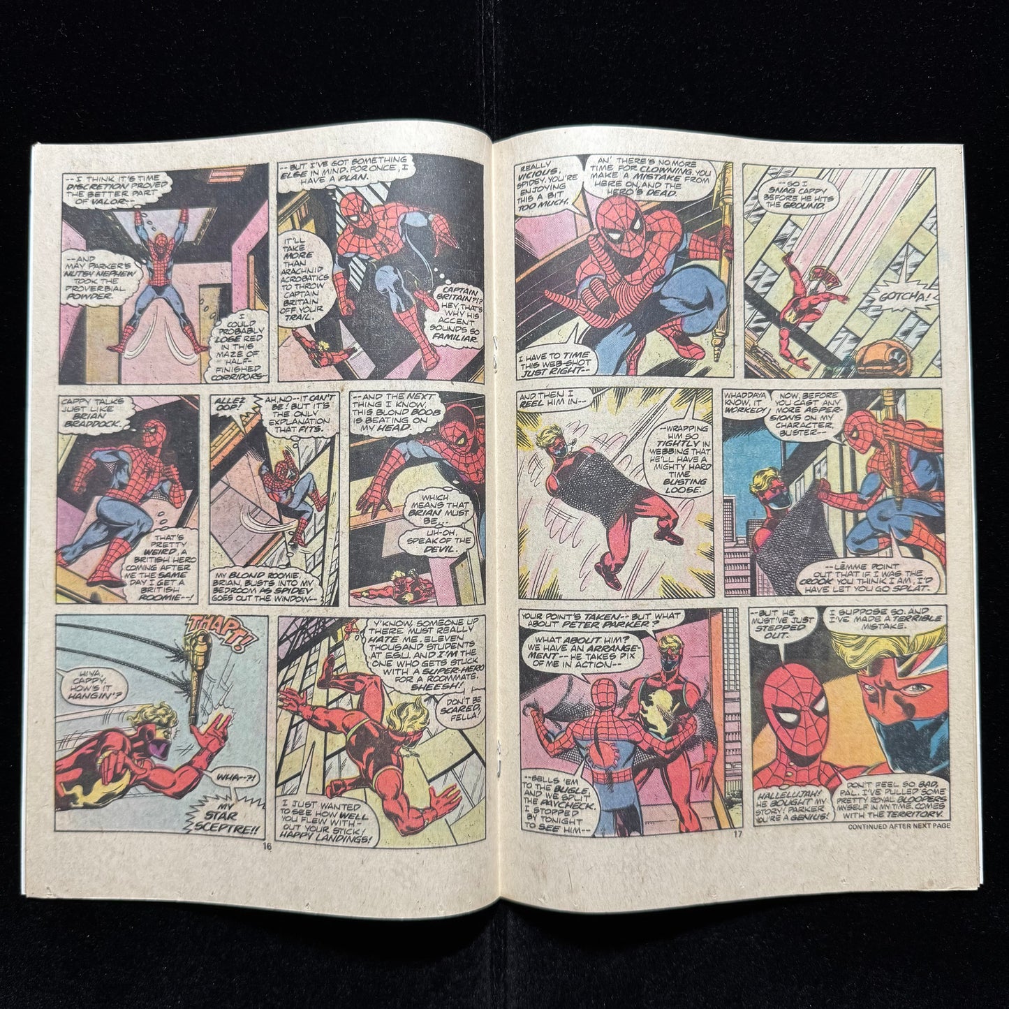 Marvel Team Up 65 - 1st App Of Cap Britain In US Comics - Bronze Age Marvel 1978