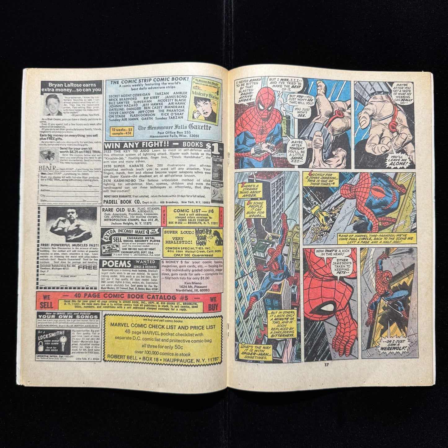 Amazing Spider-Man 124 - 1st App Of Man-Wolf - Bronze Age Marvel Comics 1974