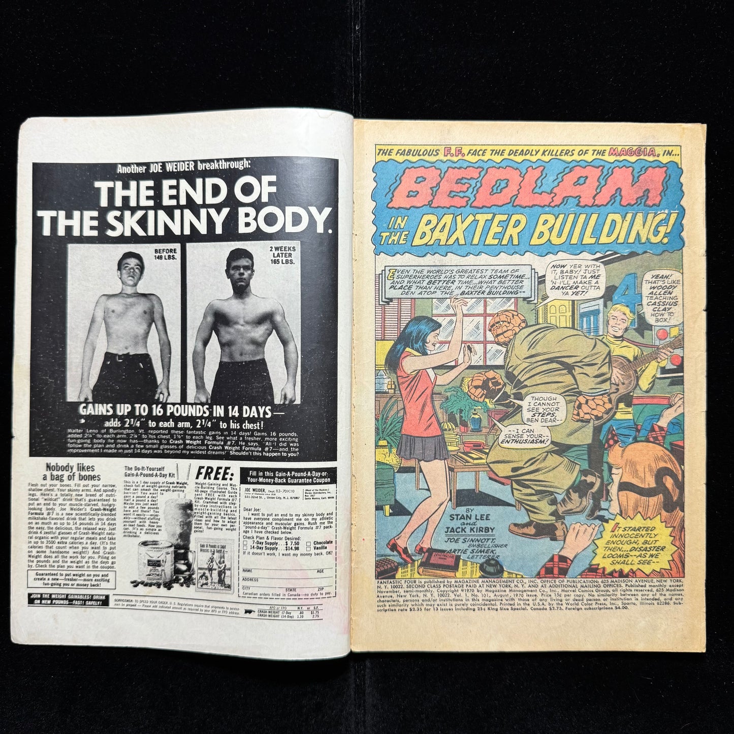 Fantastic Four 101 - Bronze Age Marvel Comics 1970