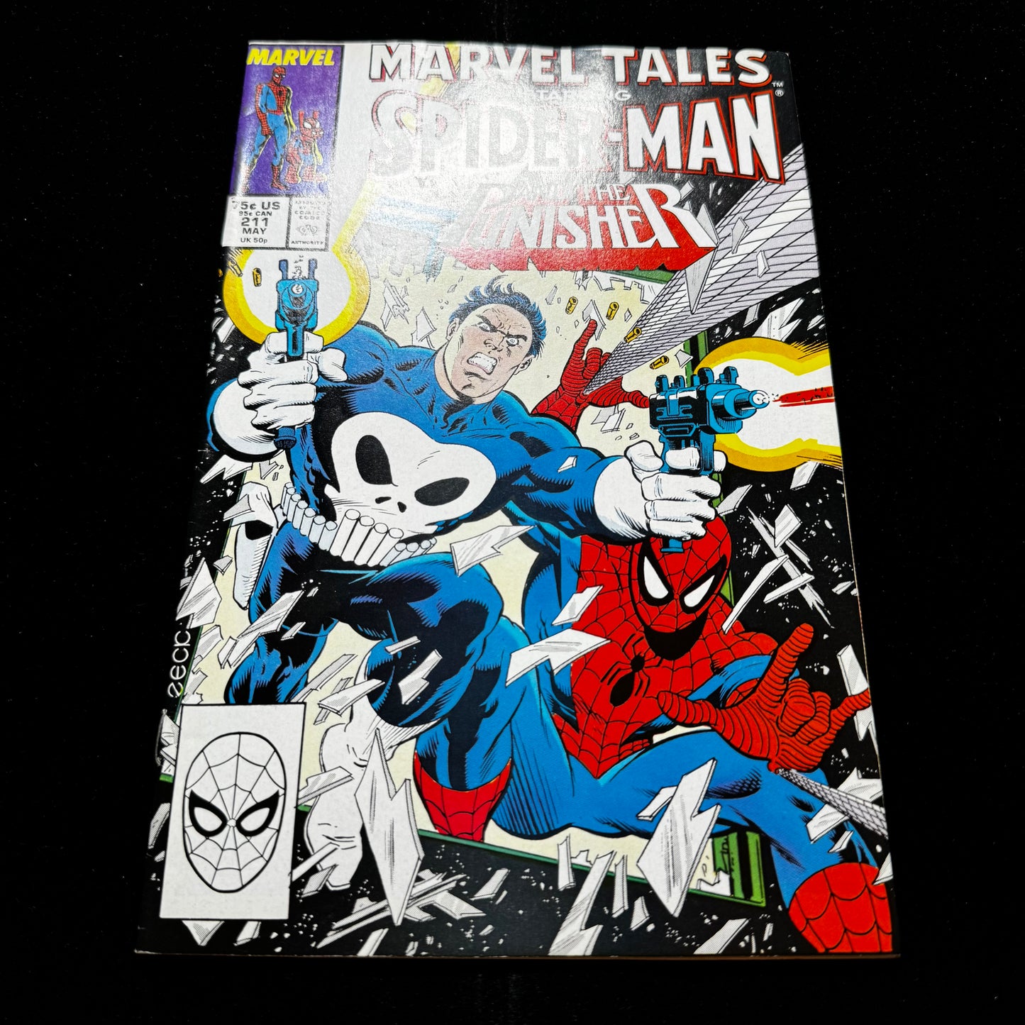 Marvel Tales 211 - Mike Zeck Cover Art - Copper Age Marvel Comics 1988