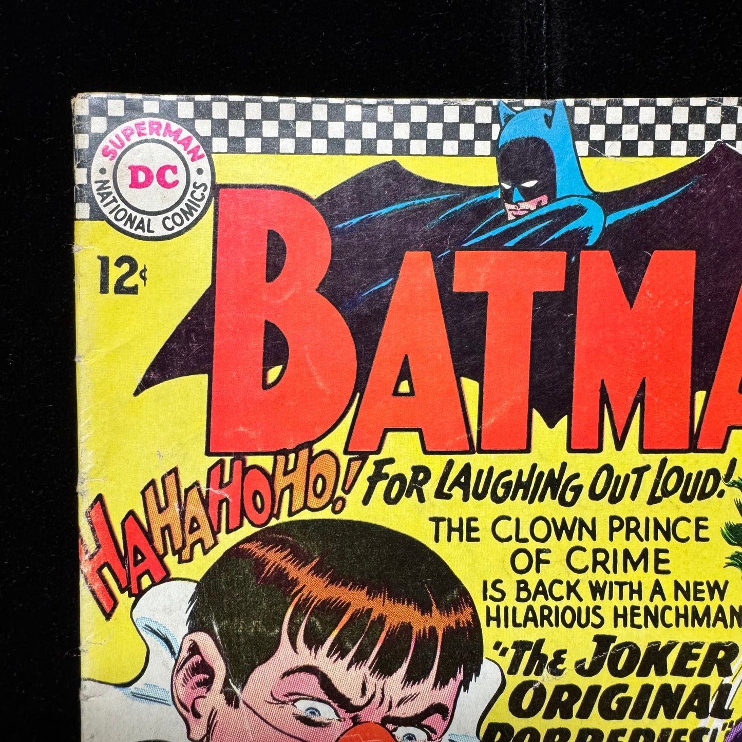 Batman 186 - 1st Appearance Of Gaggy The Clown - Silver Age Dc Comics 1966