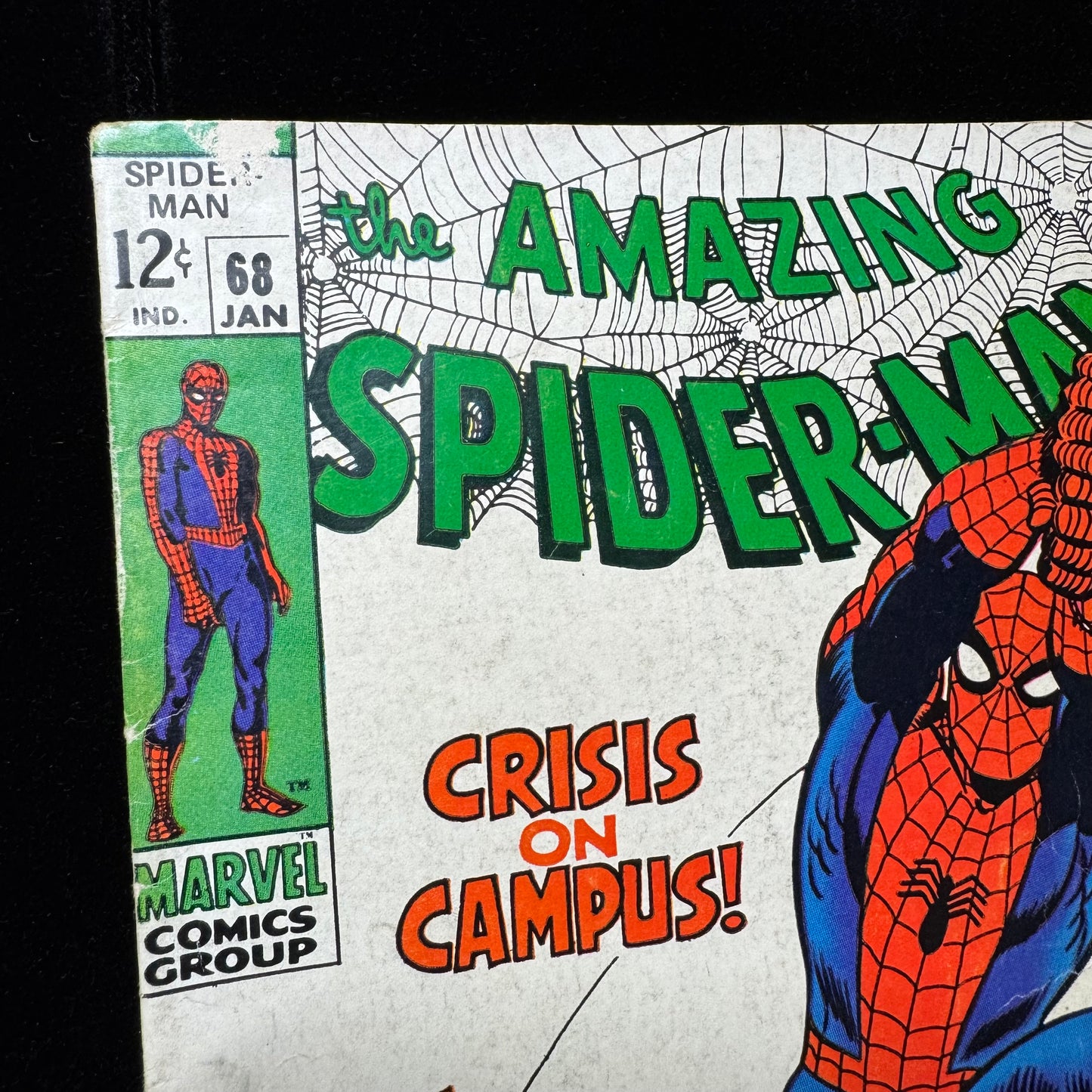 Amazing Spider-Man 68 - Intro Of The Tablet Of Life And Time - Silver Age 1968
