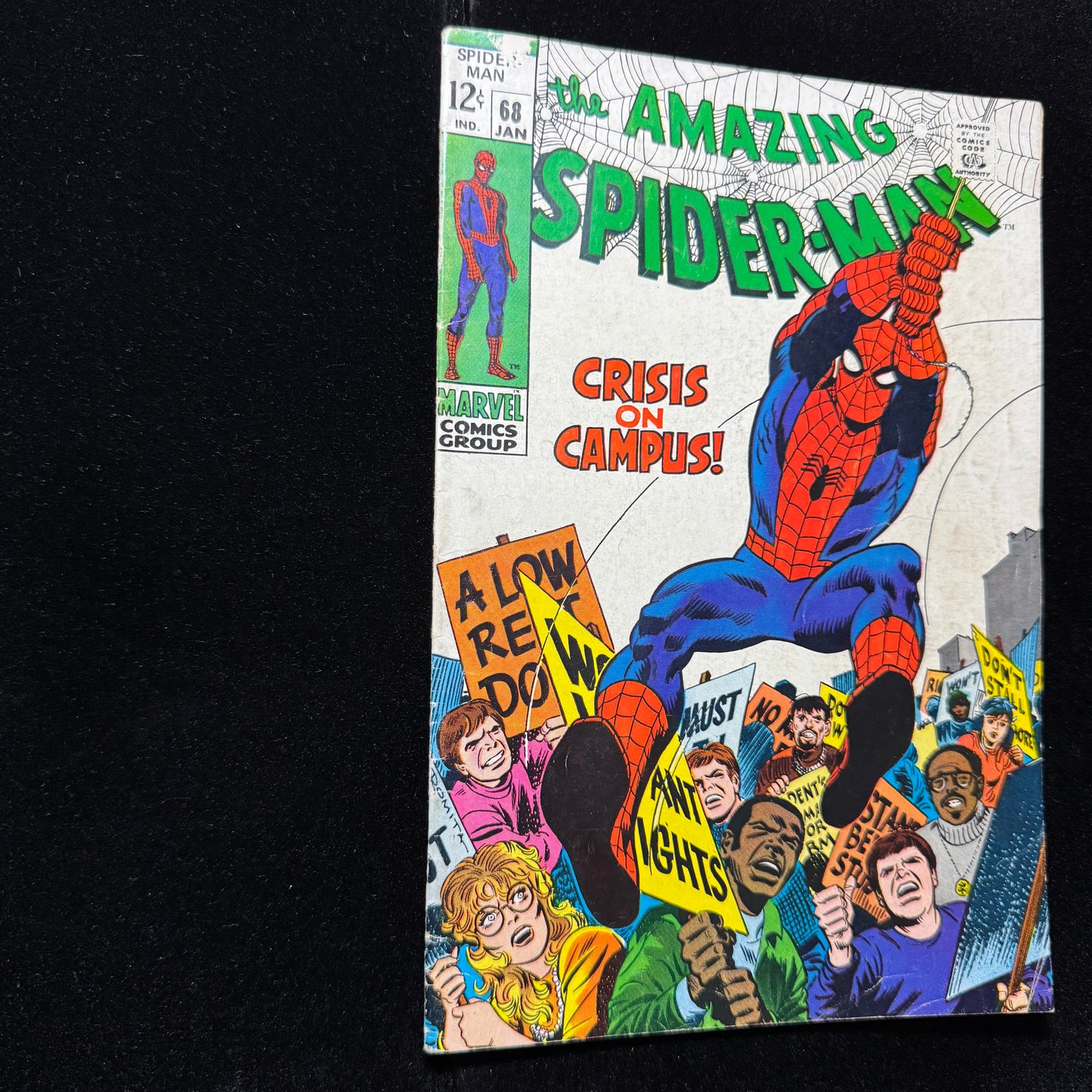 Amazing Spider-Man 68 - Intro Of The Tablet Of Life And Time - Silver Age 1968