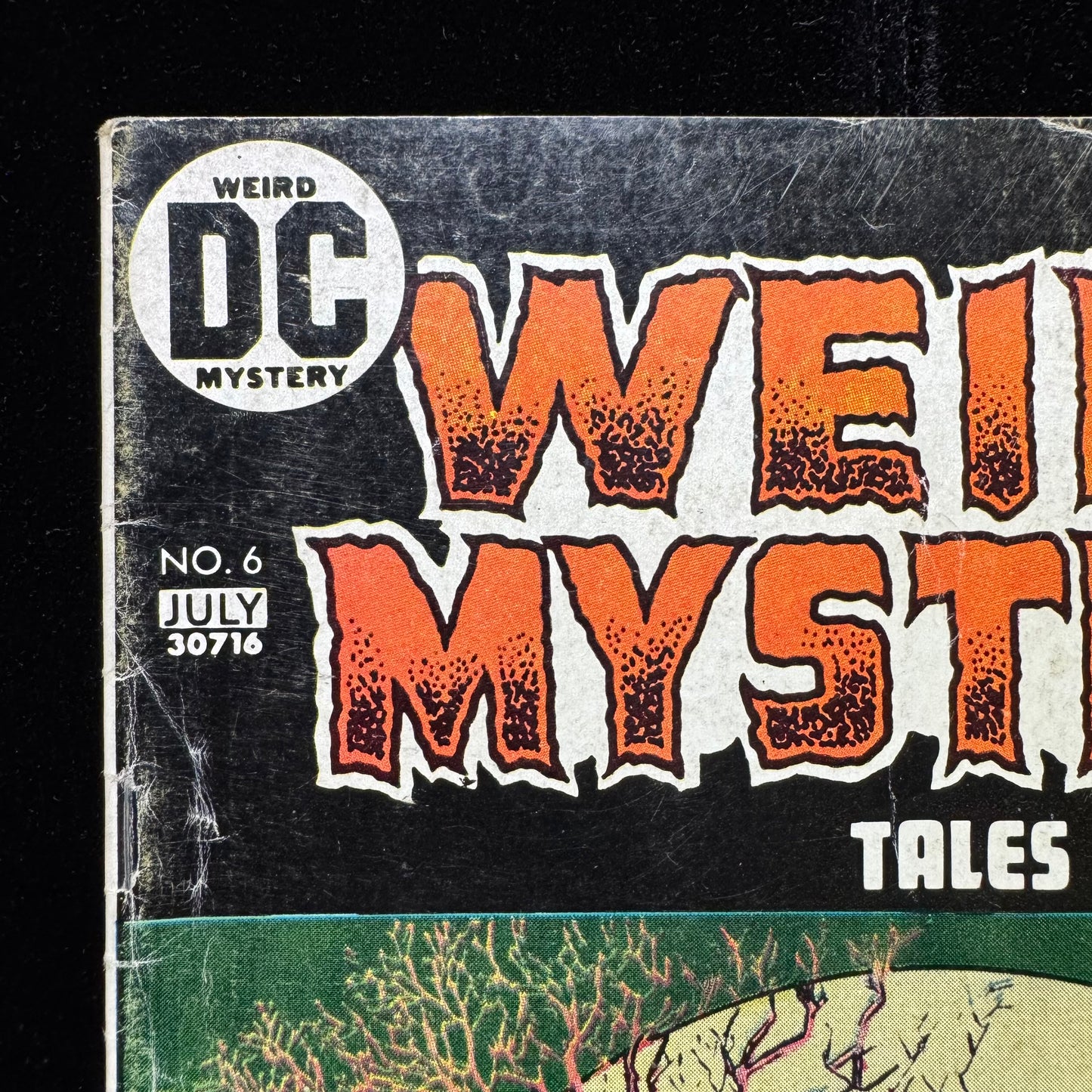 Weird Mystery Tales 6 - Mark Jewelers Insert - Horror/ Bronze Age Dc Comics 1973