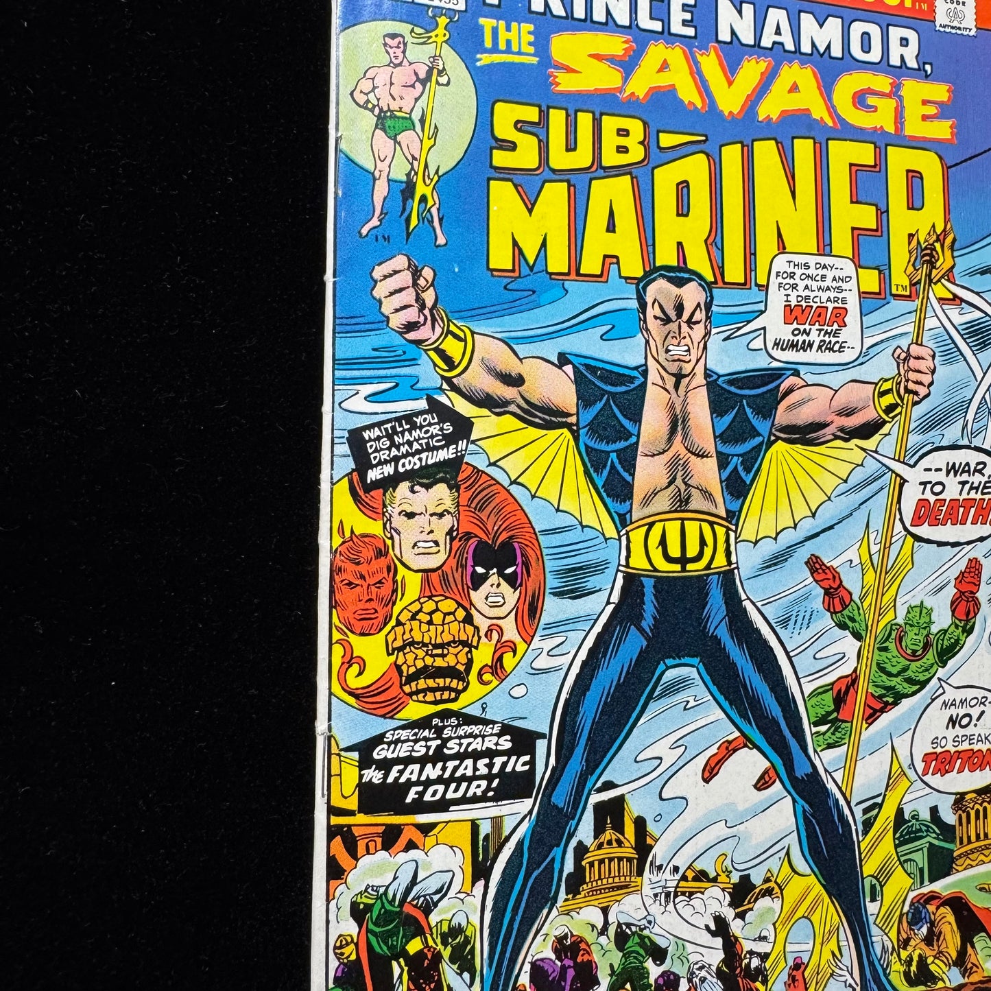 Sub-Mariner 67 - Debut New Sub-Mariner Costume - Bronze Age Marvel Comics 1973
