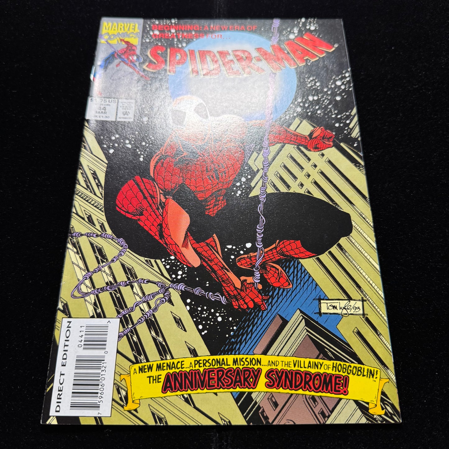 Spider-Man 44 - Stunning Cover Art - Modern Age Marvel Comics 1994