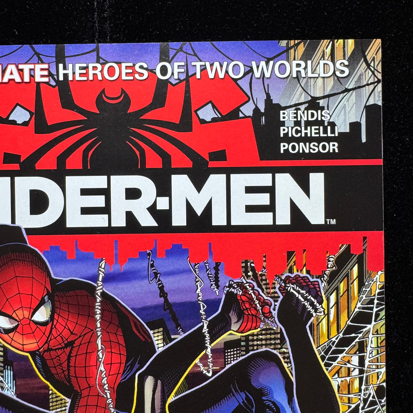 Spider-Men 1 - 2nd Print Mask Variant - Modern Age Marvel Comics 2012
