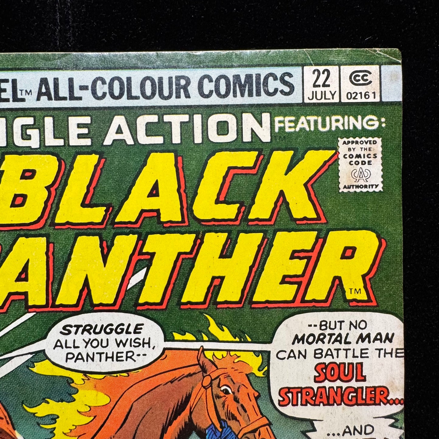 Jungle Action 22 - 1st App Of Soul Strangler - Bronze Age Marvel Comics 1976