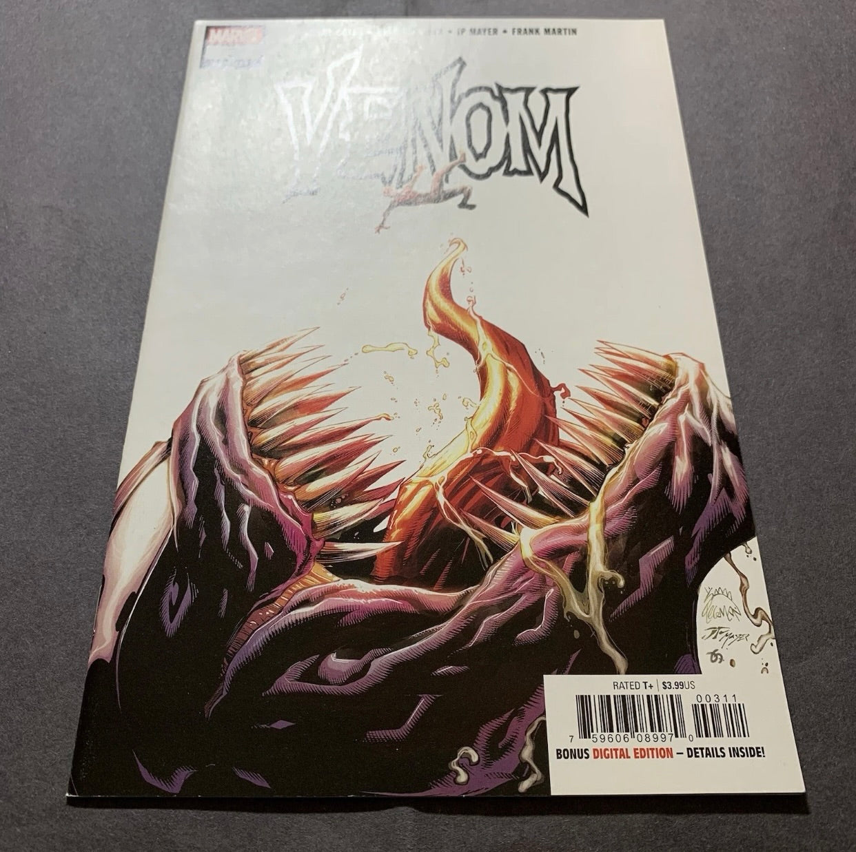 Venom 3/ Modern Age Marvel Comics 2018/ 1st Appearance Of Knull