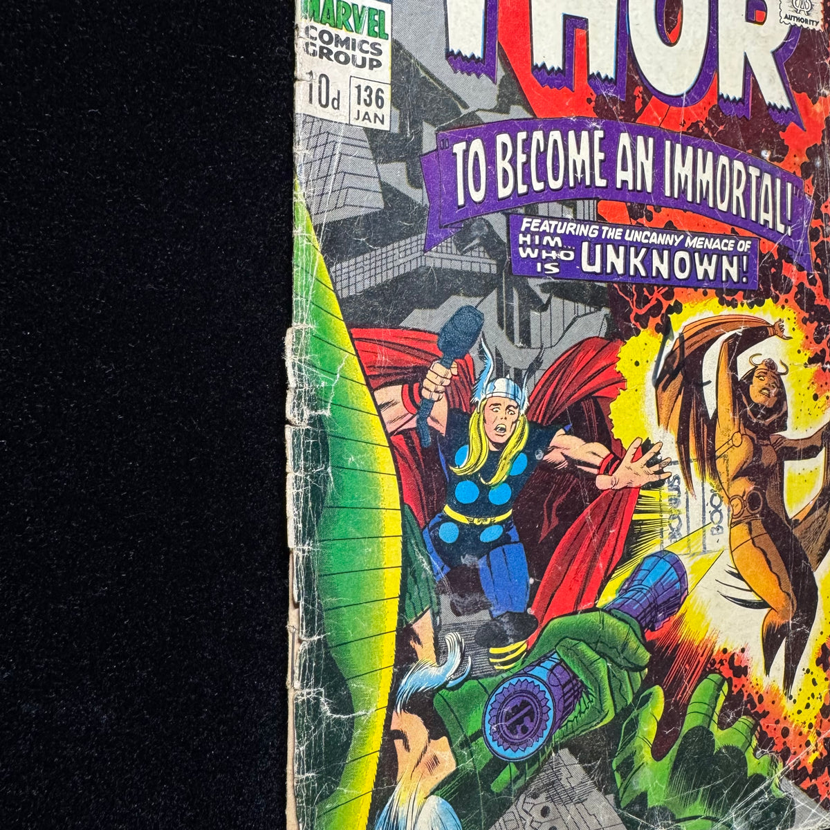 Thor 136 - 1st App Sif, 1st App Of The Lurking Unknown - Silver Age Marvel 1967