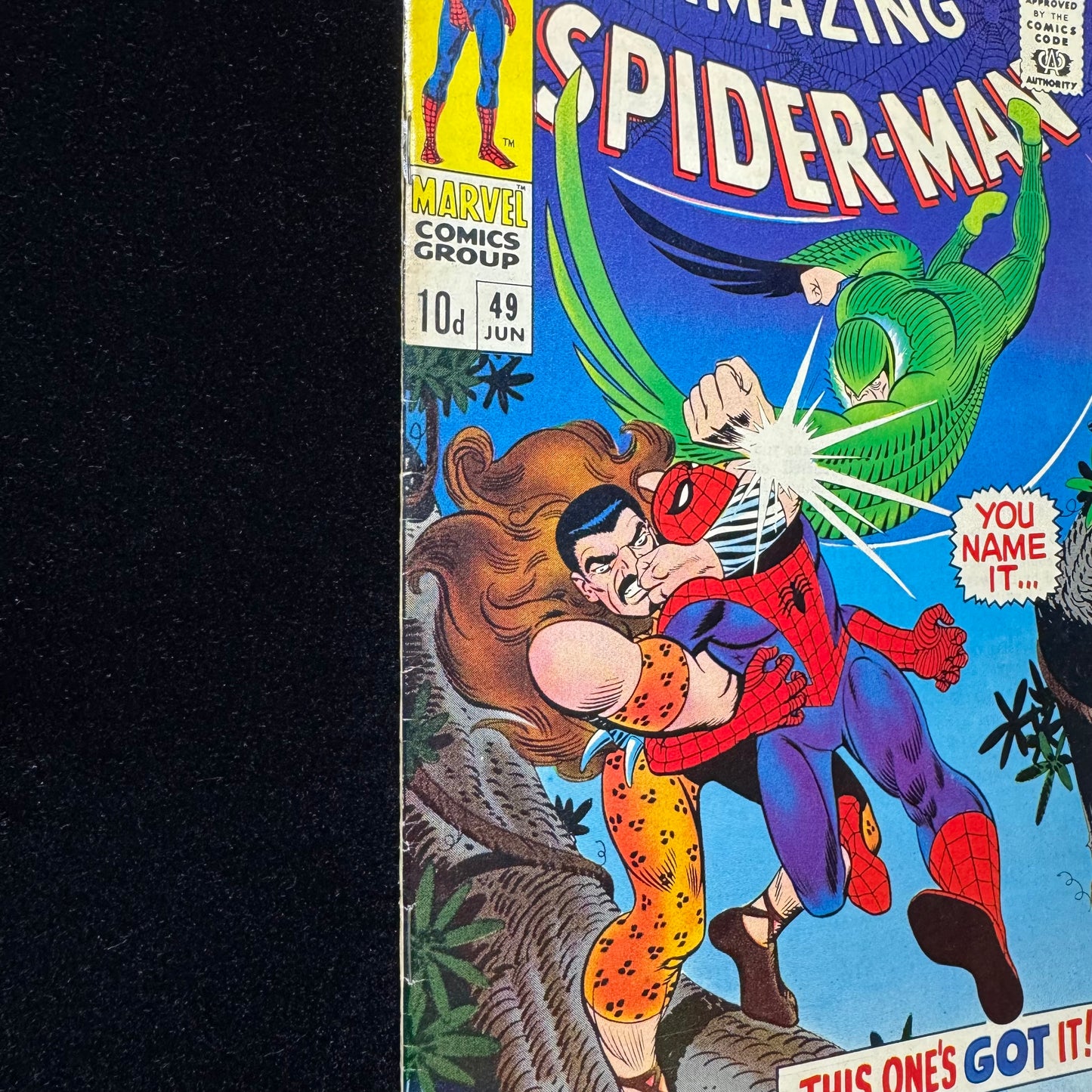 Amazing Spider-Man 49 - John Romita Sr Classic Cover - Silver Age Marvel 1967