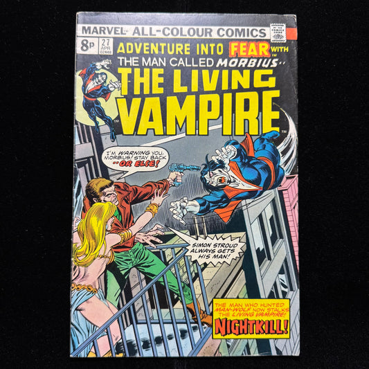 Adventure Into Fear 27 - Bronze Age Marvel Comics 1975